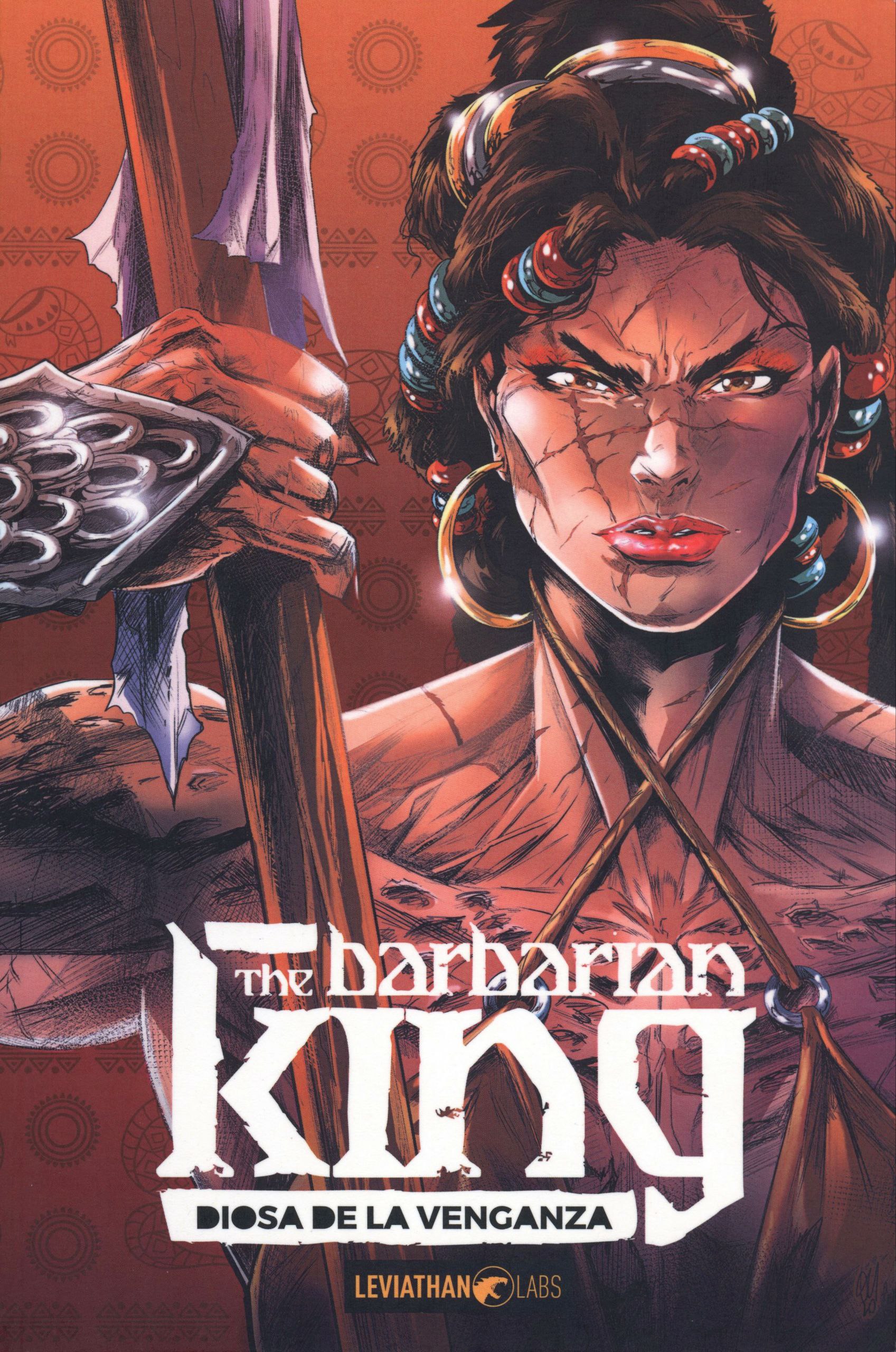 Portada ampliada de The Barbarian King
