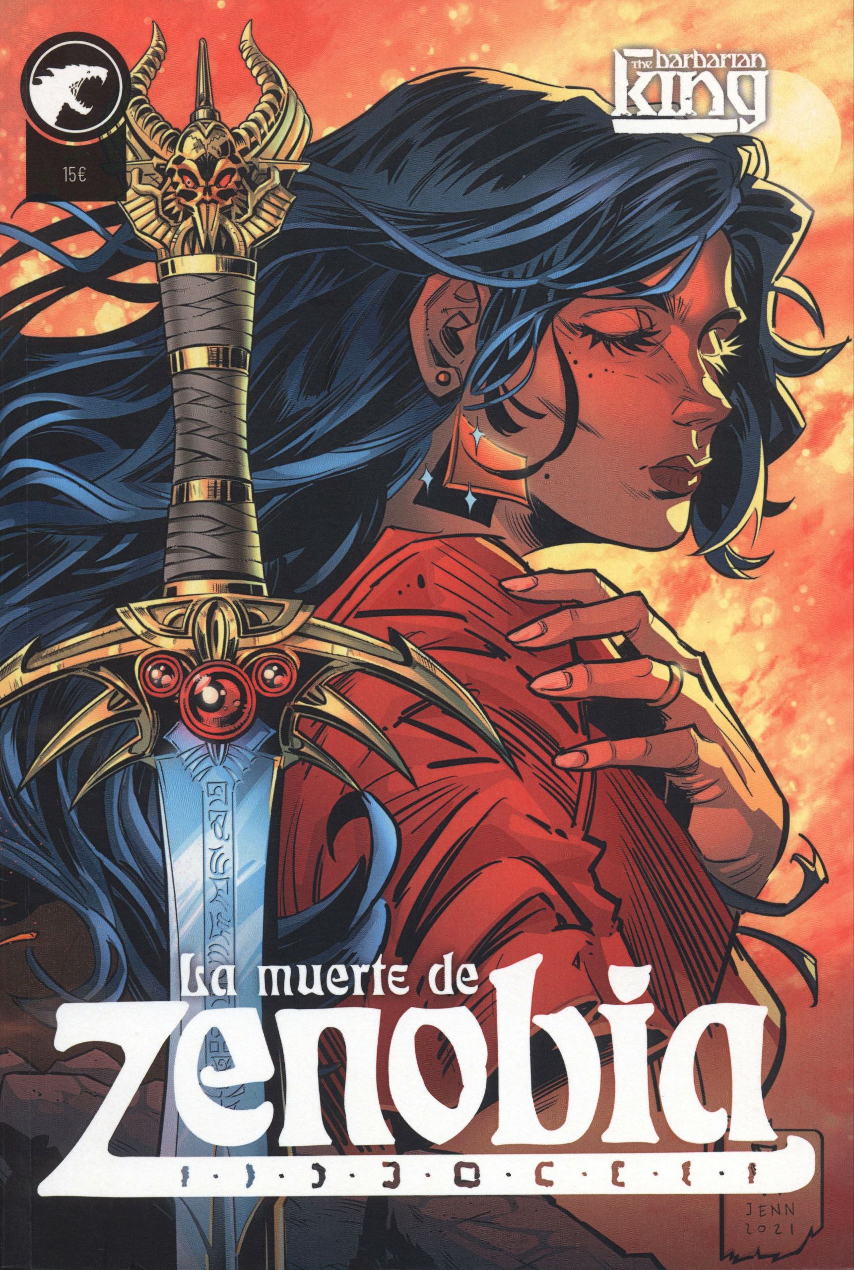 Portada ampliada de La muerte de Zenobia
