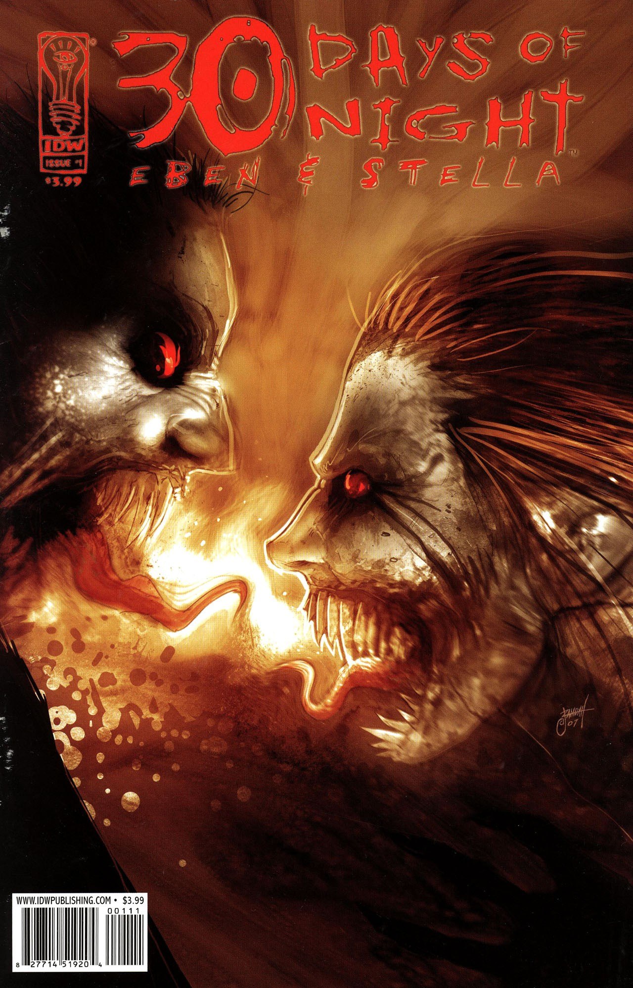 Portada ampliada de 30 Days of Night: Ebon & Stella