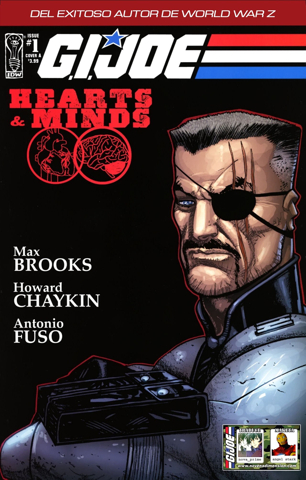 Portada ampliada de G.I. JOE: HEARTS & MINDS