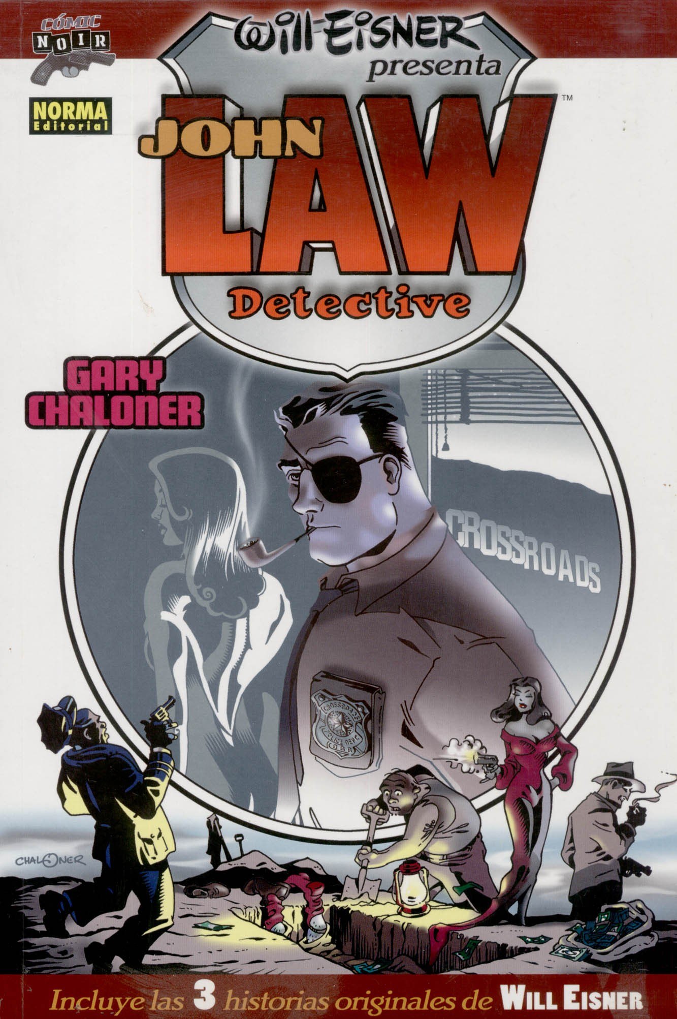 Portada ampliada de John Law Detective