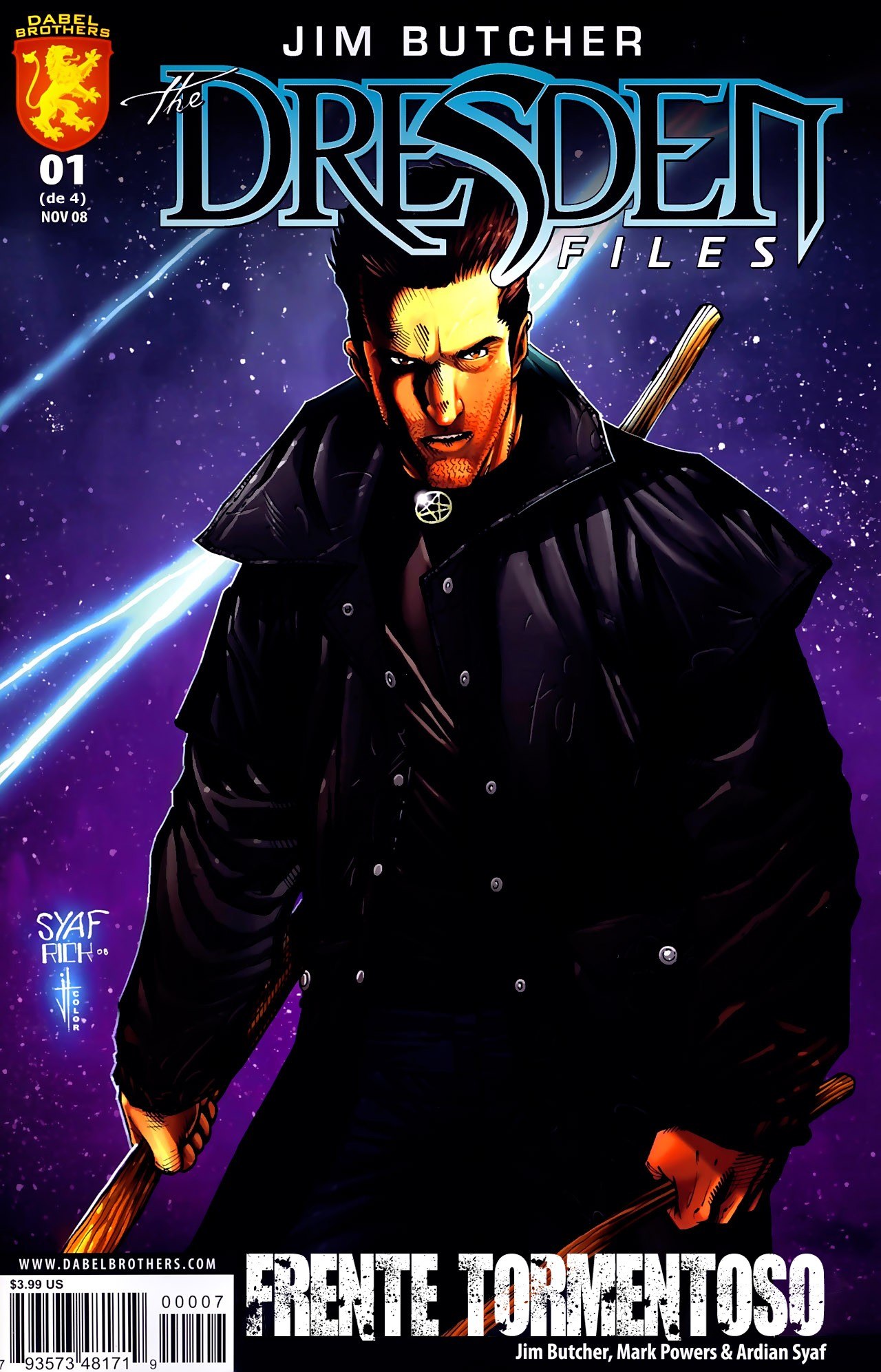 Portada ampliada de The Dresden Files