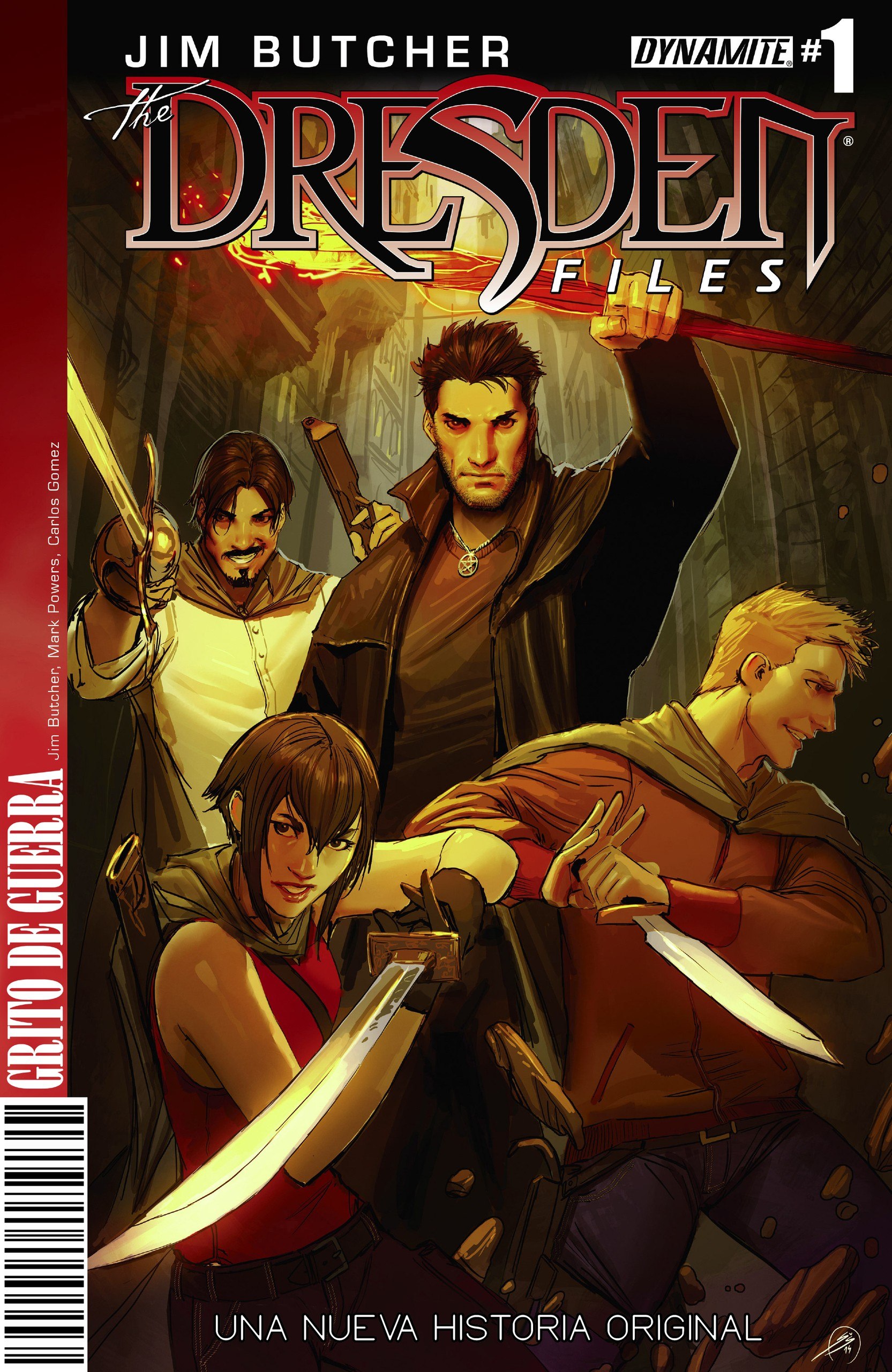 Portada ampliada de The Dresden Files