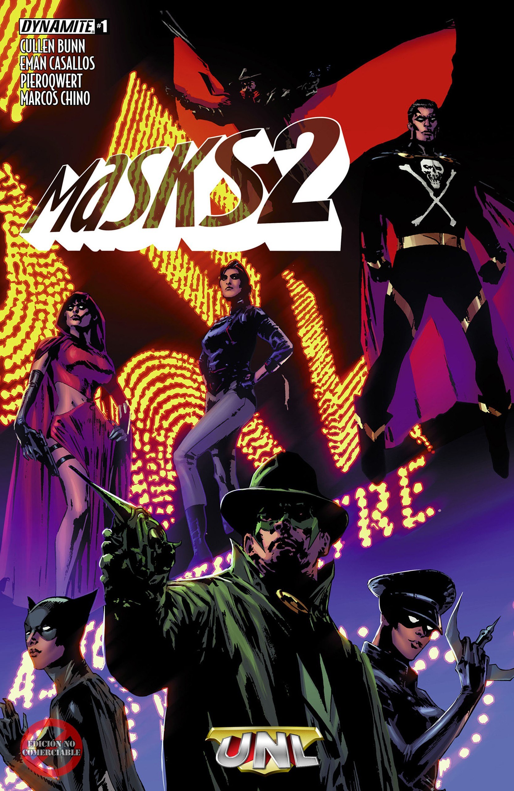 Portada ampliada de MASKS