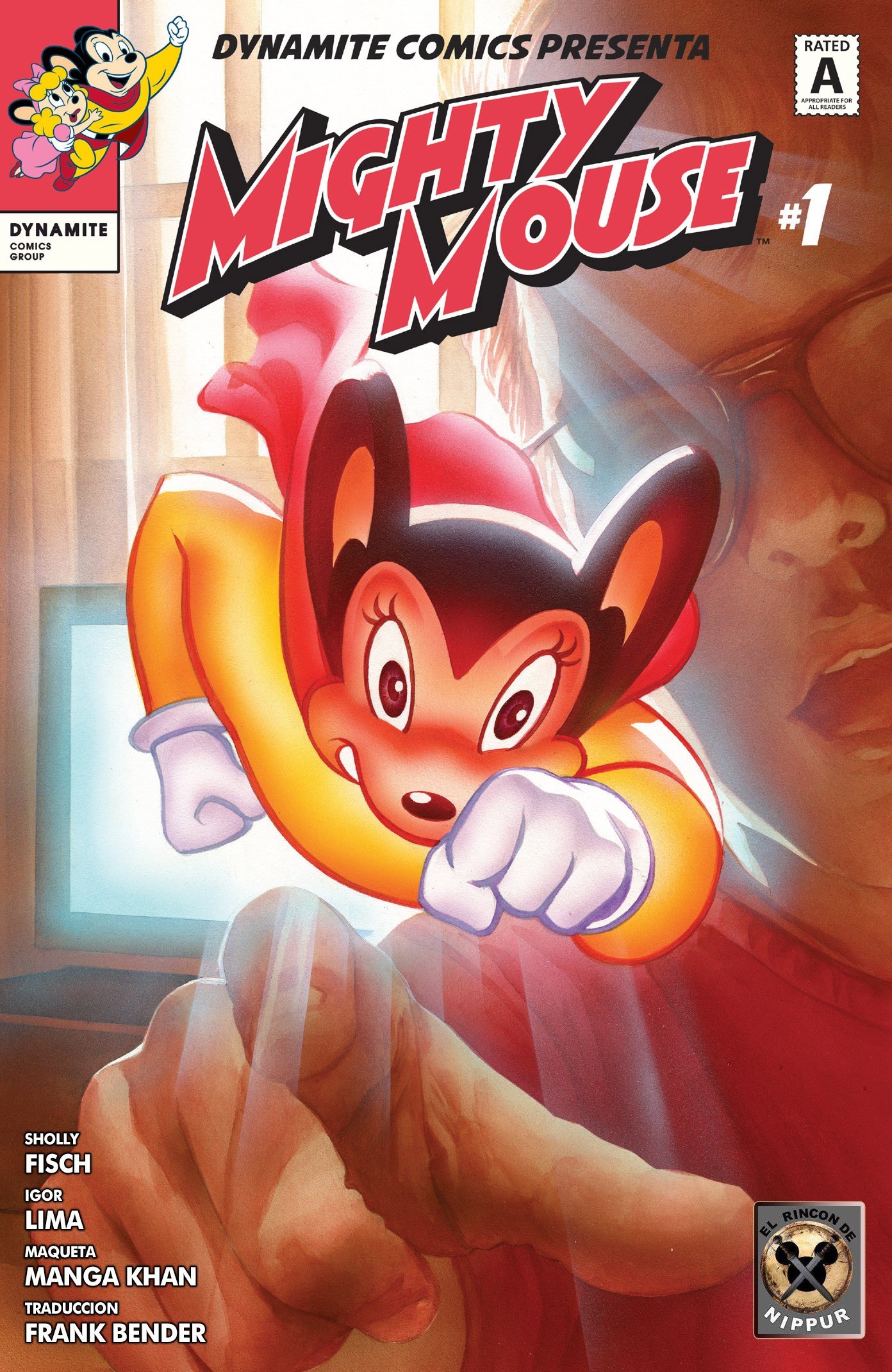 Portada ampliada de MIGHTY MOUSE #