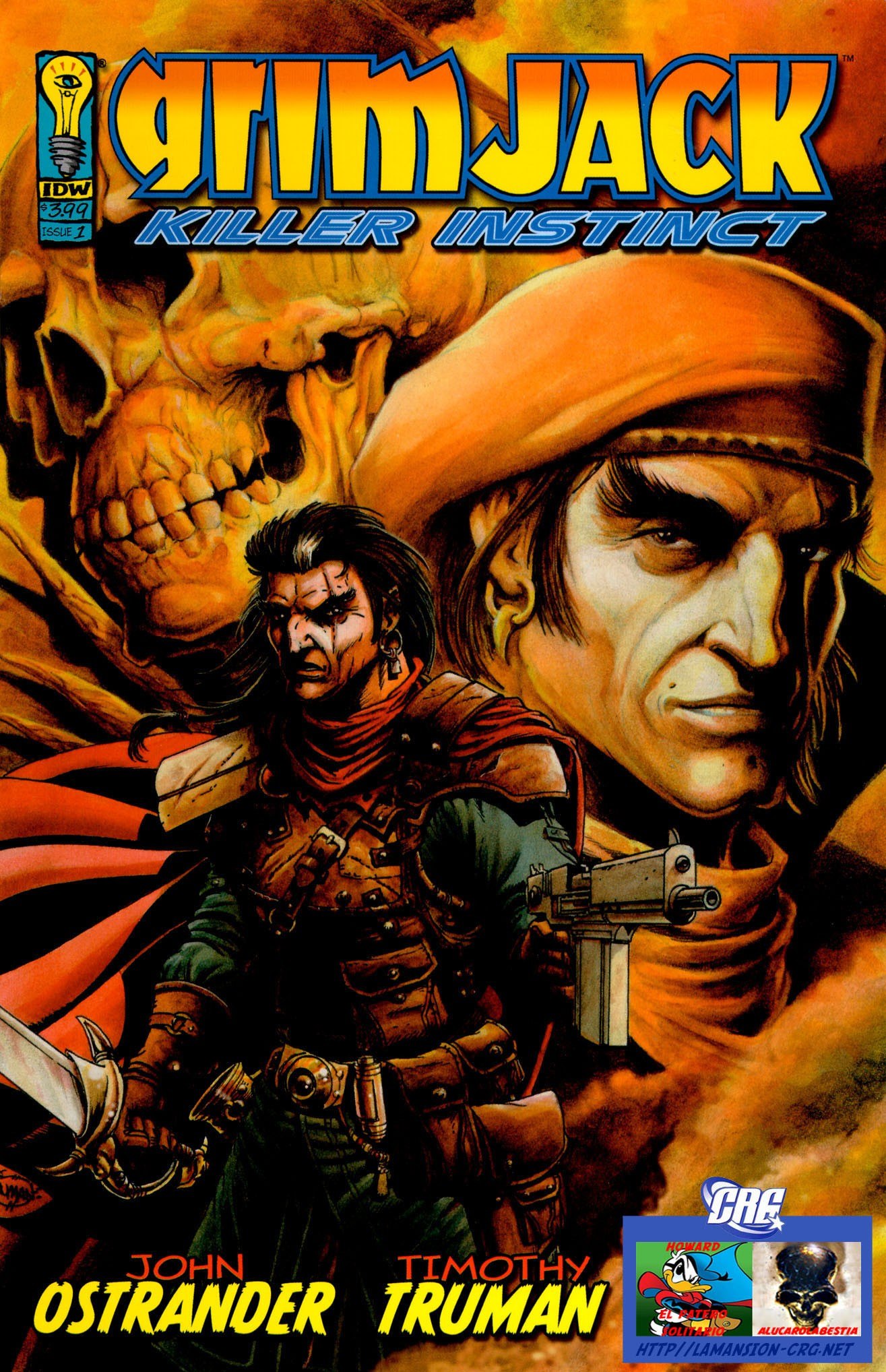 Portada ampliada de GRIM JACK KILLER INSTINCT