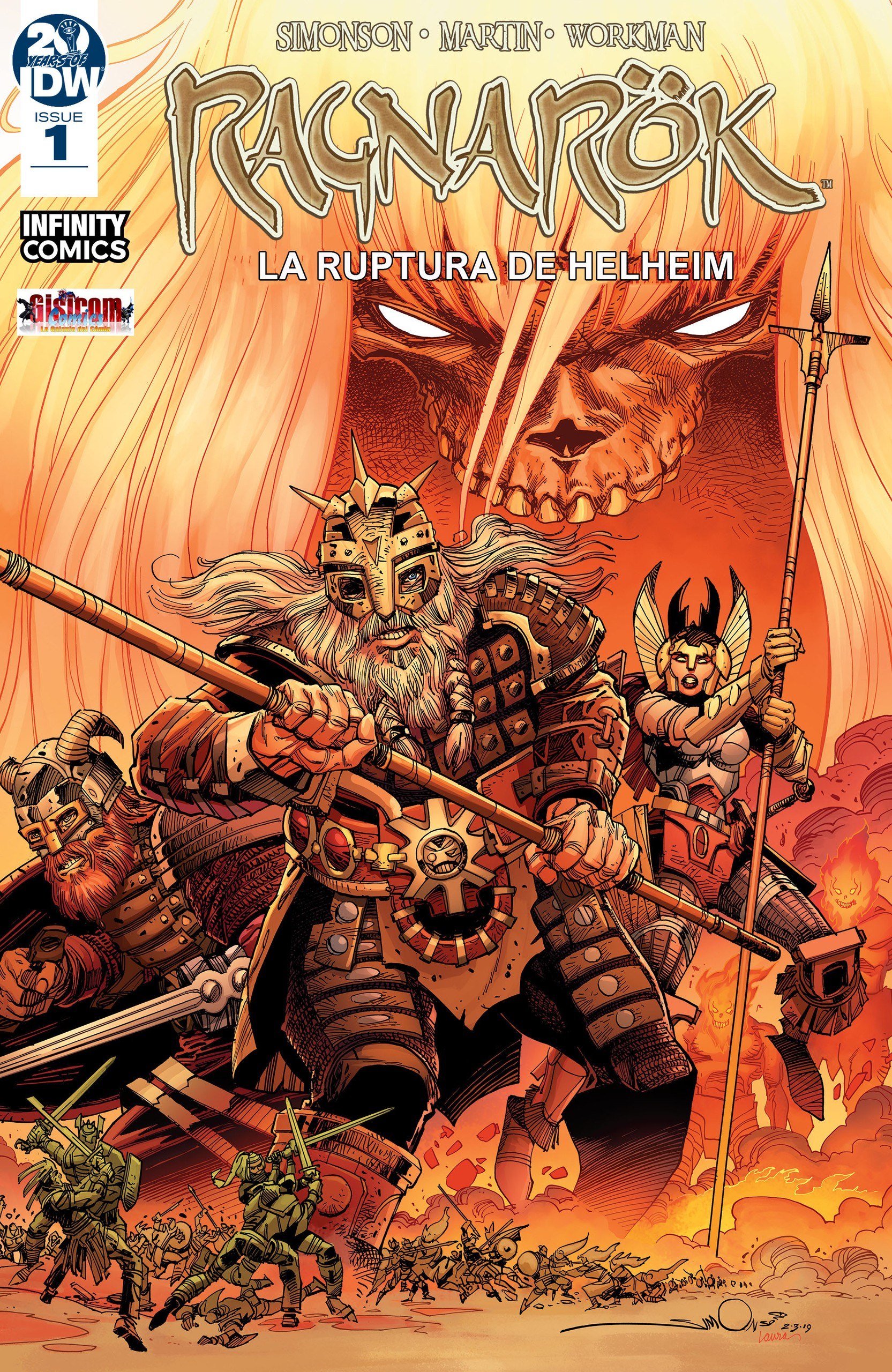 Portada ampliada de RAGNARÖK