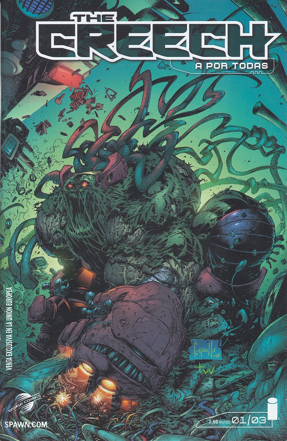 Portada ampliada de THE CREECH