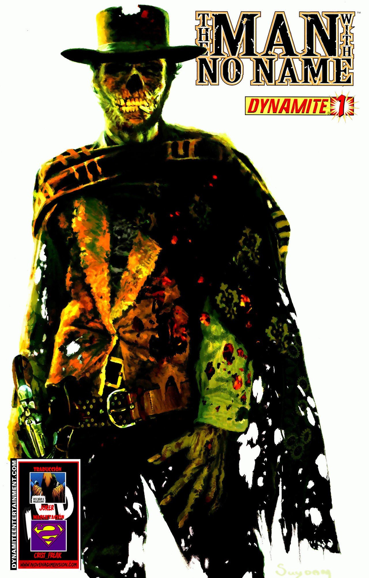 Portada ampliada de THE MAN WITH NO NAME