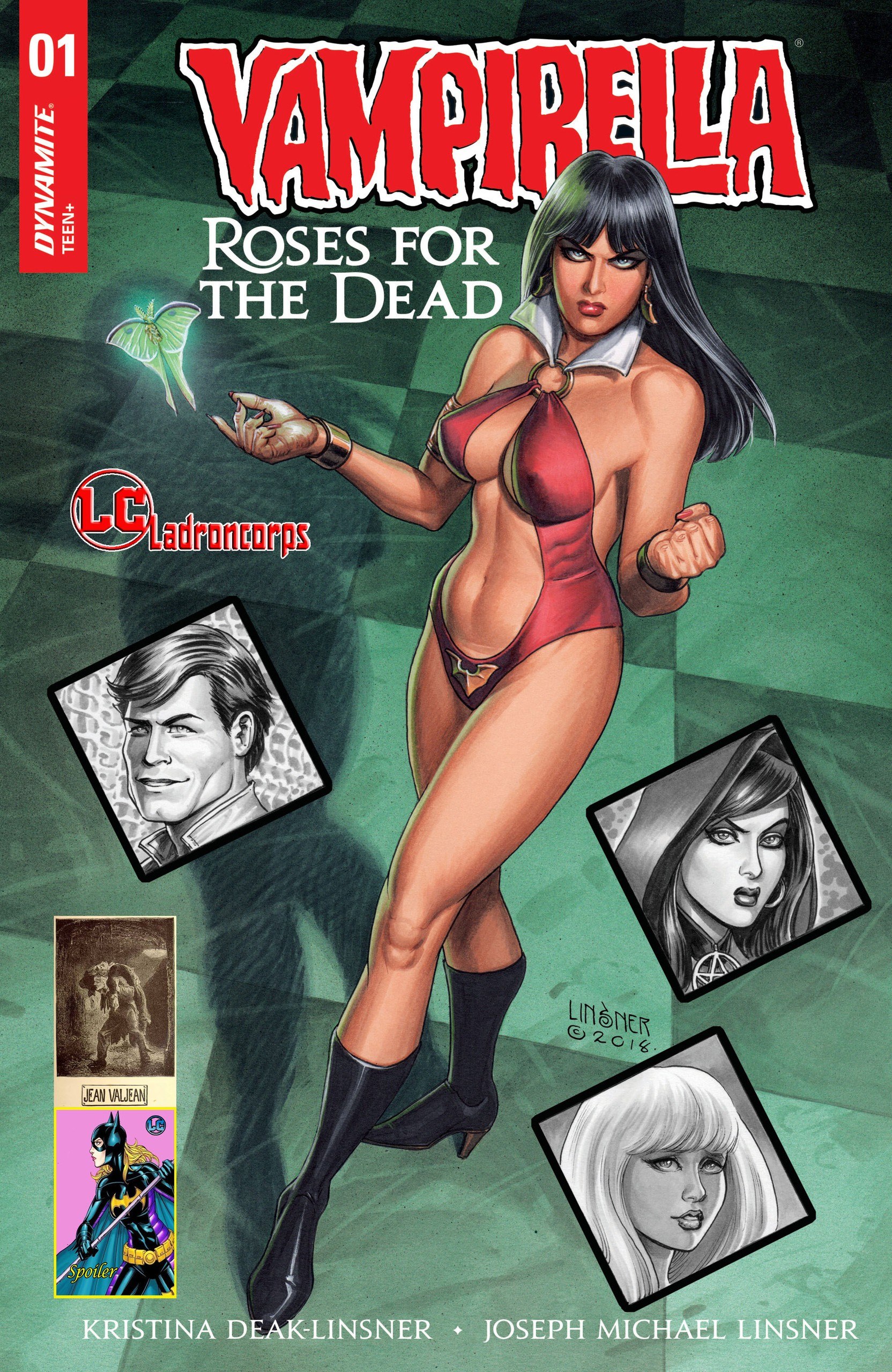 Portada ampliada de VAMPIRELLA ROSES FOR THE DEAD