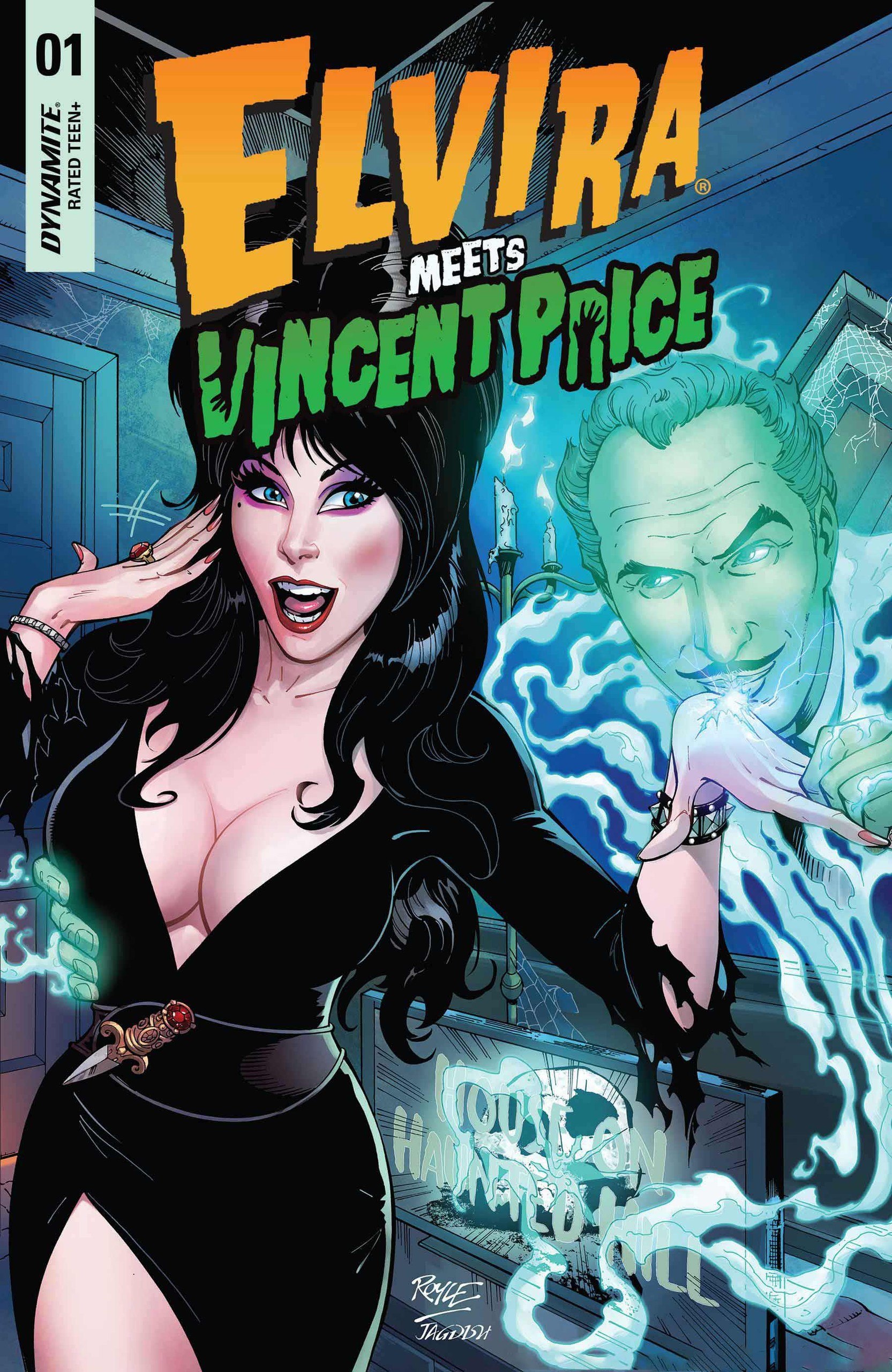 Portada ampliada de Elvira Meets Vincent Price