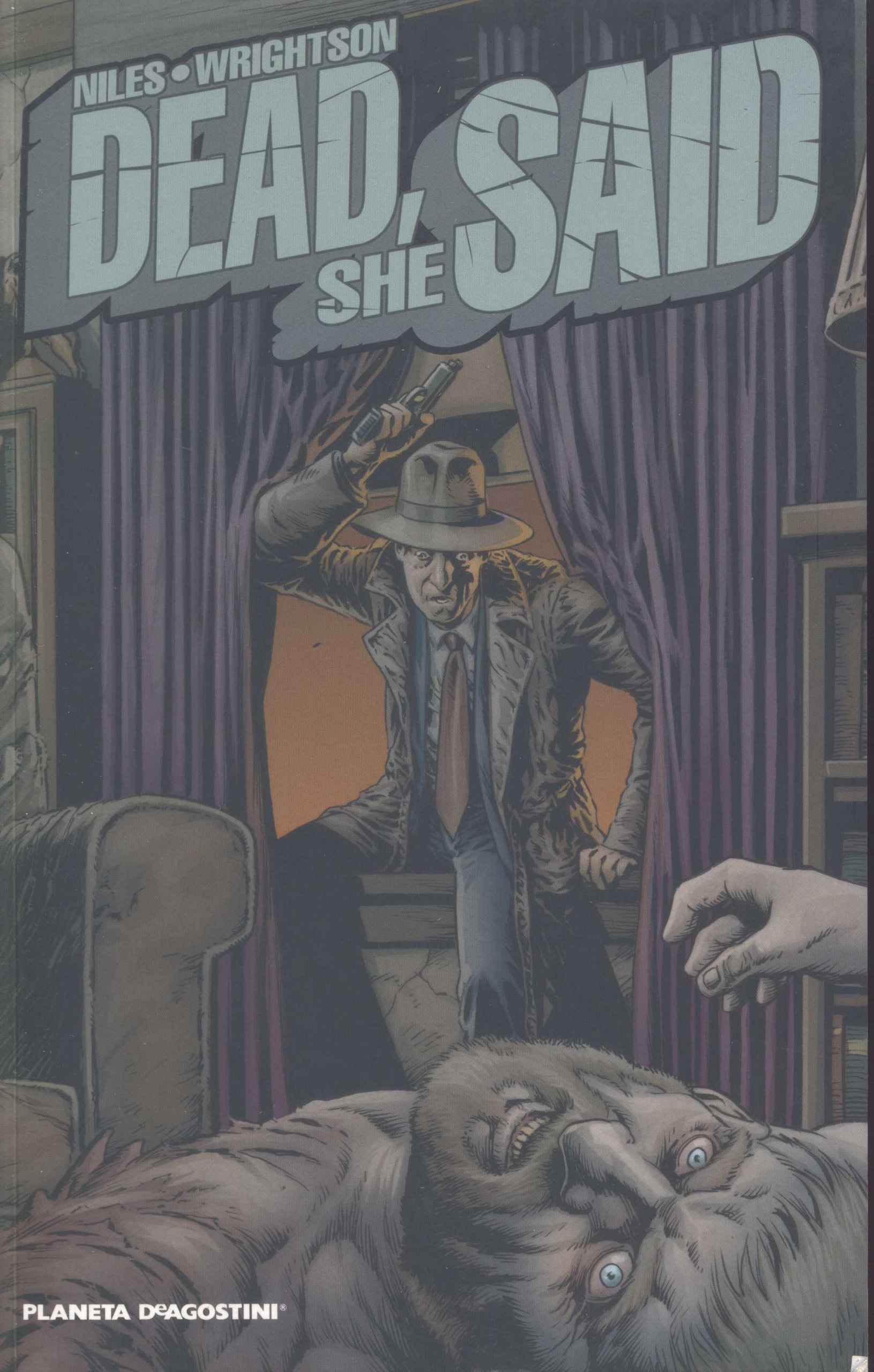 Portada ampliada de DEAD, SHE SAID