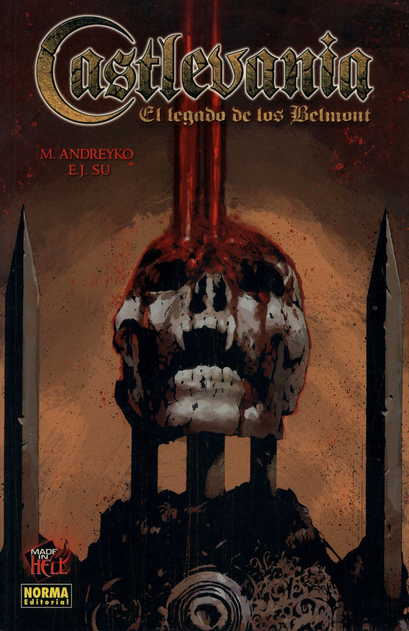 Portada ampliada de Castlevania