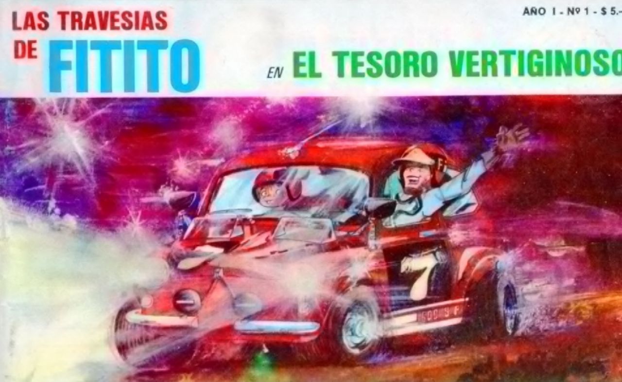 Portada ampliada de LAS TRAVESIAS DE FITITO EN EL TESORO VERTIGINOSO