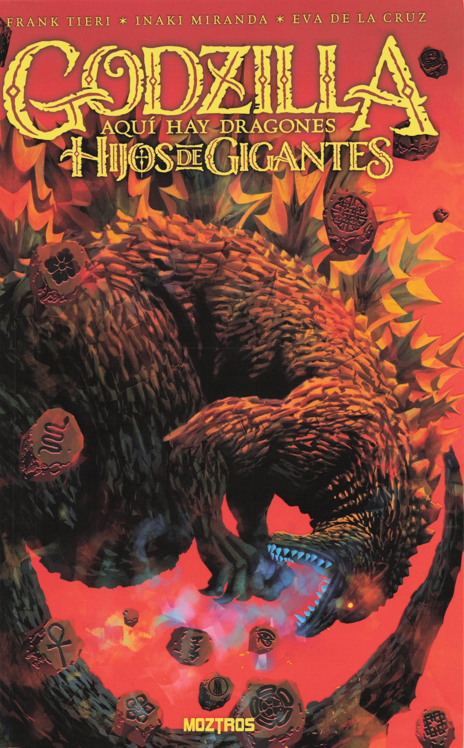 Portada ampliada de GODZILLA AQUÍ HAY DRAGONES HIJOS DE GIGANTES