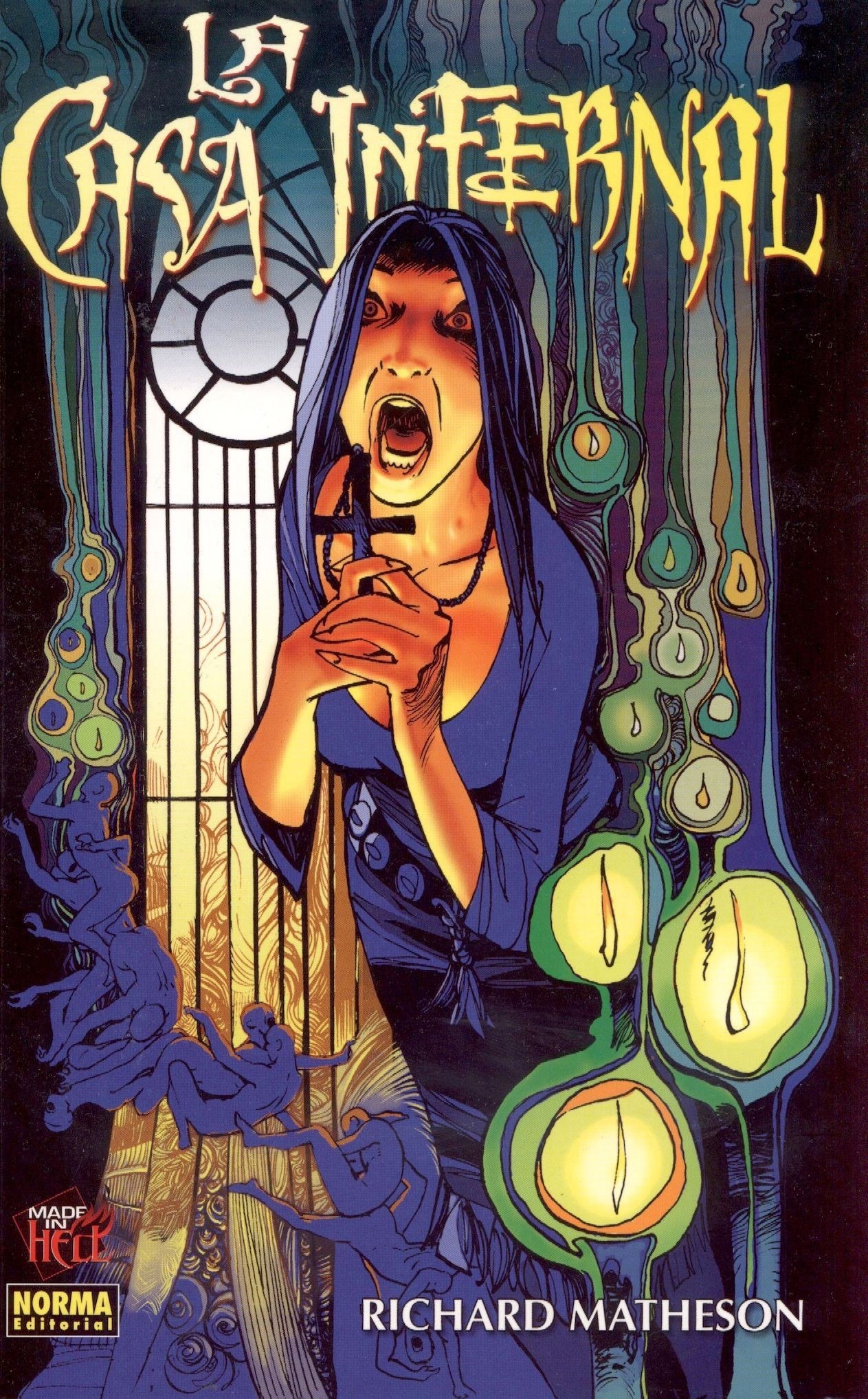 Portada ampliada de La Casa Infernal