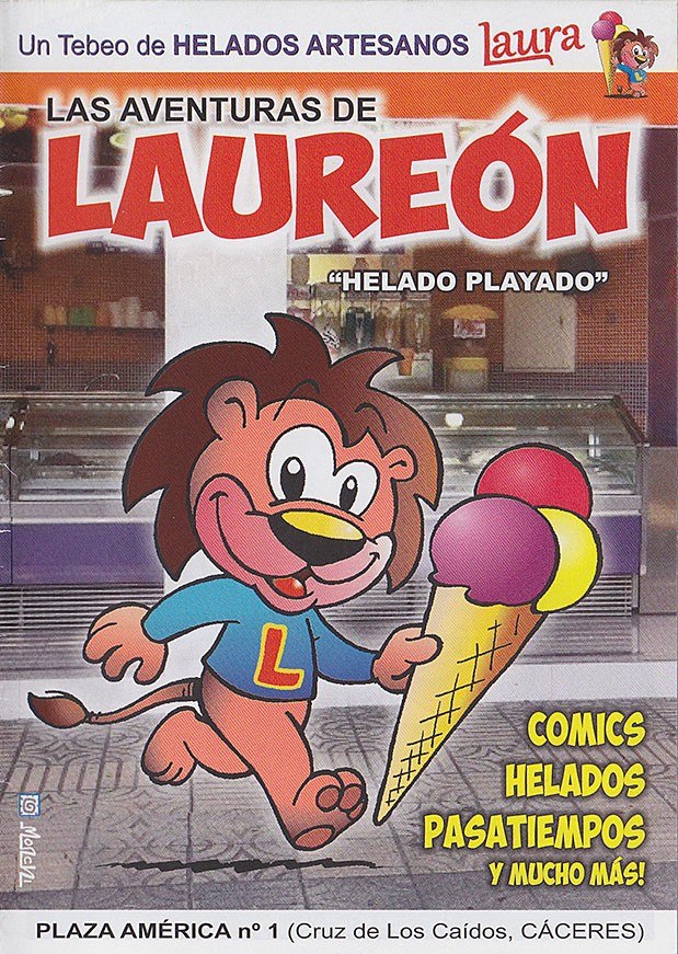 Portada ampliada de LAS AVENTURAS DE LAUREÓN