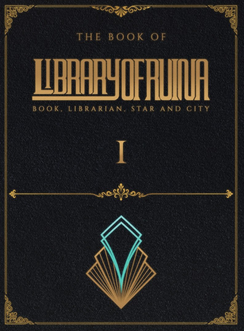 Portada ampliada de THE BOOK OF LIBRARY OF RUINA