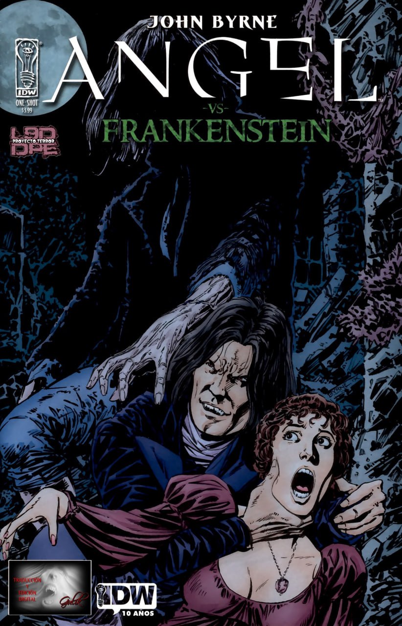 Portada ampliada de ANGEL vs FRANKENSTEIN