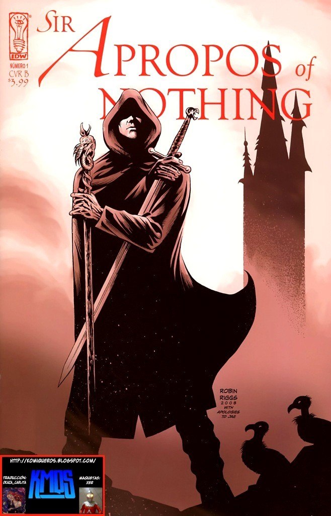 Portada ampliada de Apropos of Nothing