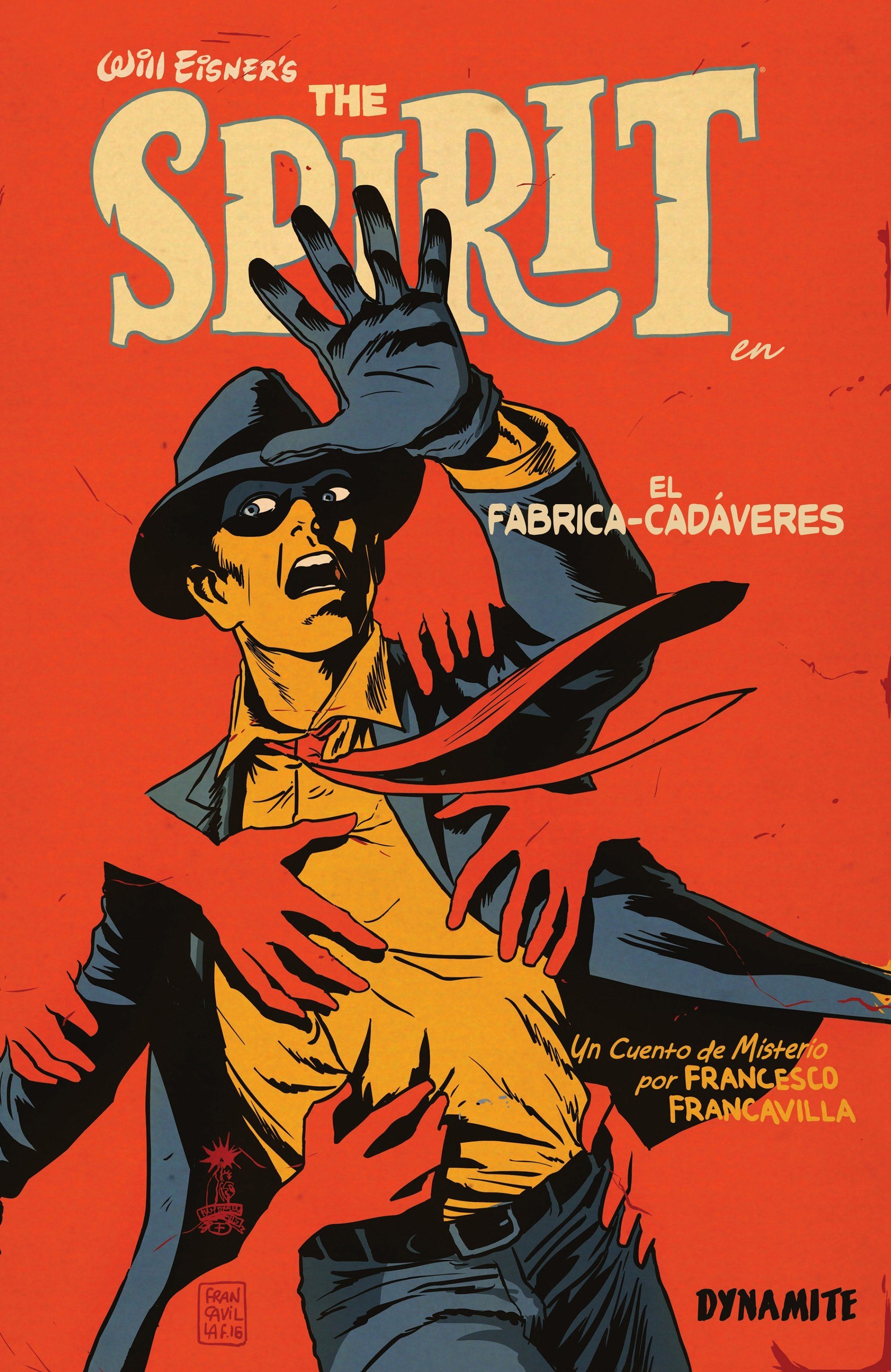 Portada ampliada de THE SPIRIT en EL FABRICA-CADÁVERES