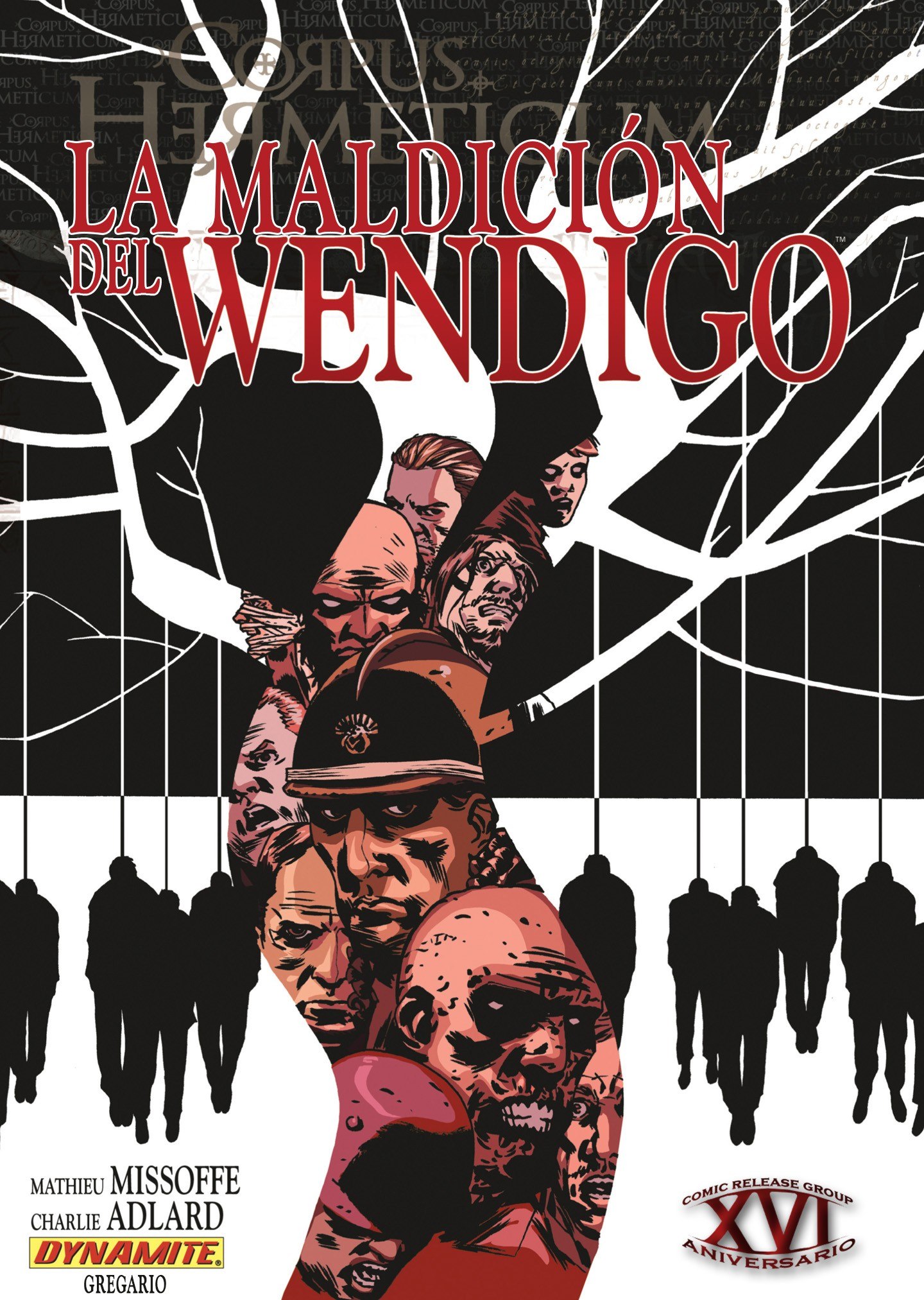 Portada ampliada de LA MALDICIÓN DEL WENDIGO