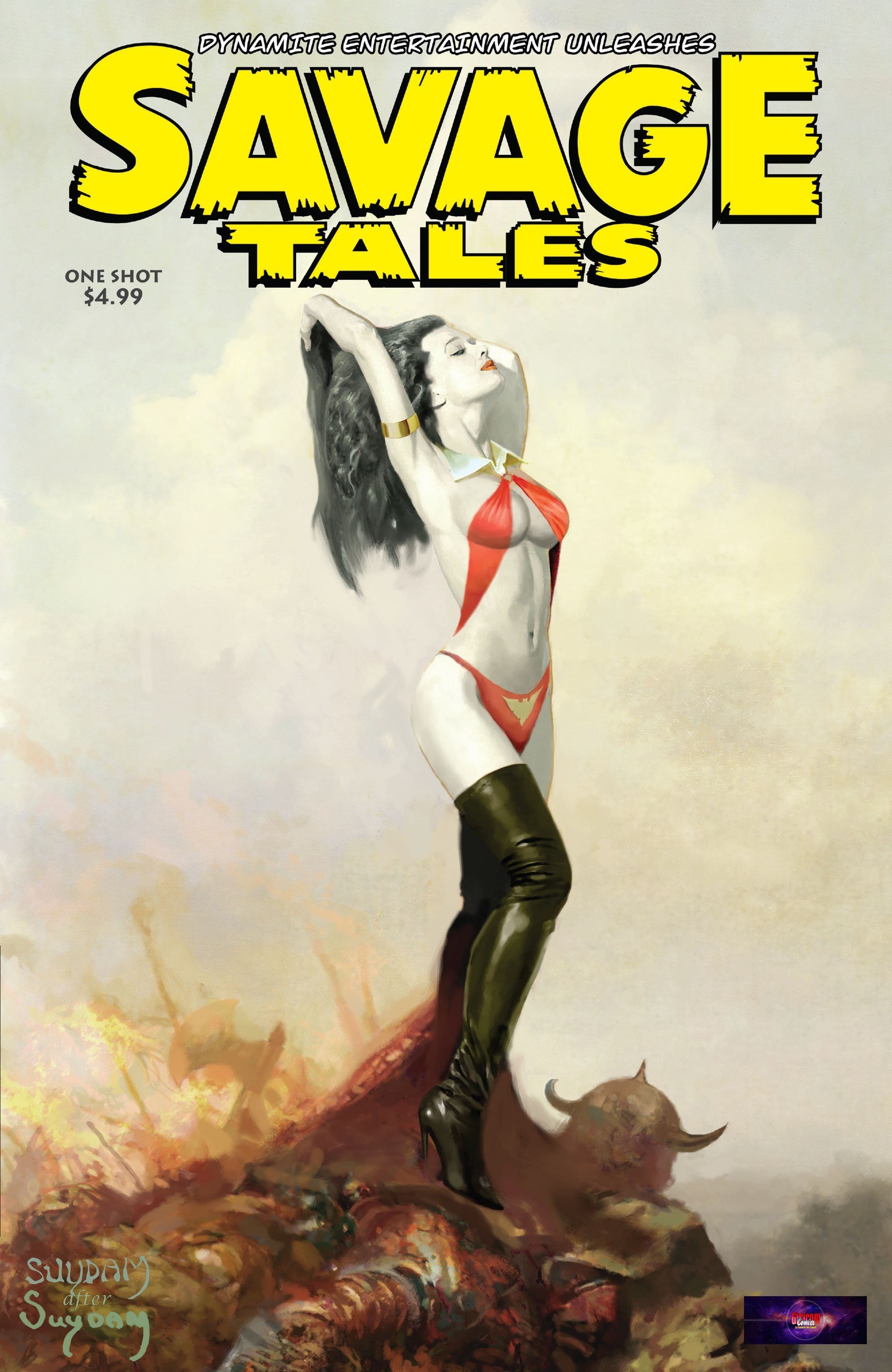 Portada ampliada de SAVAGE TALES