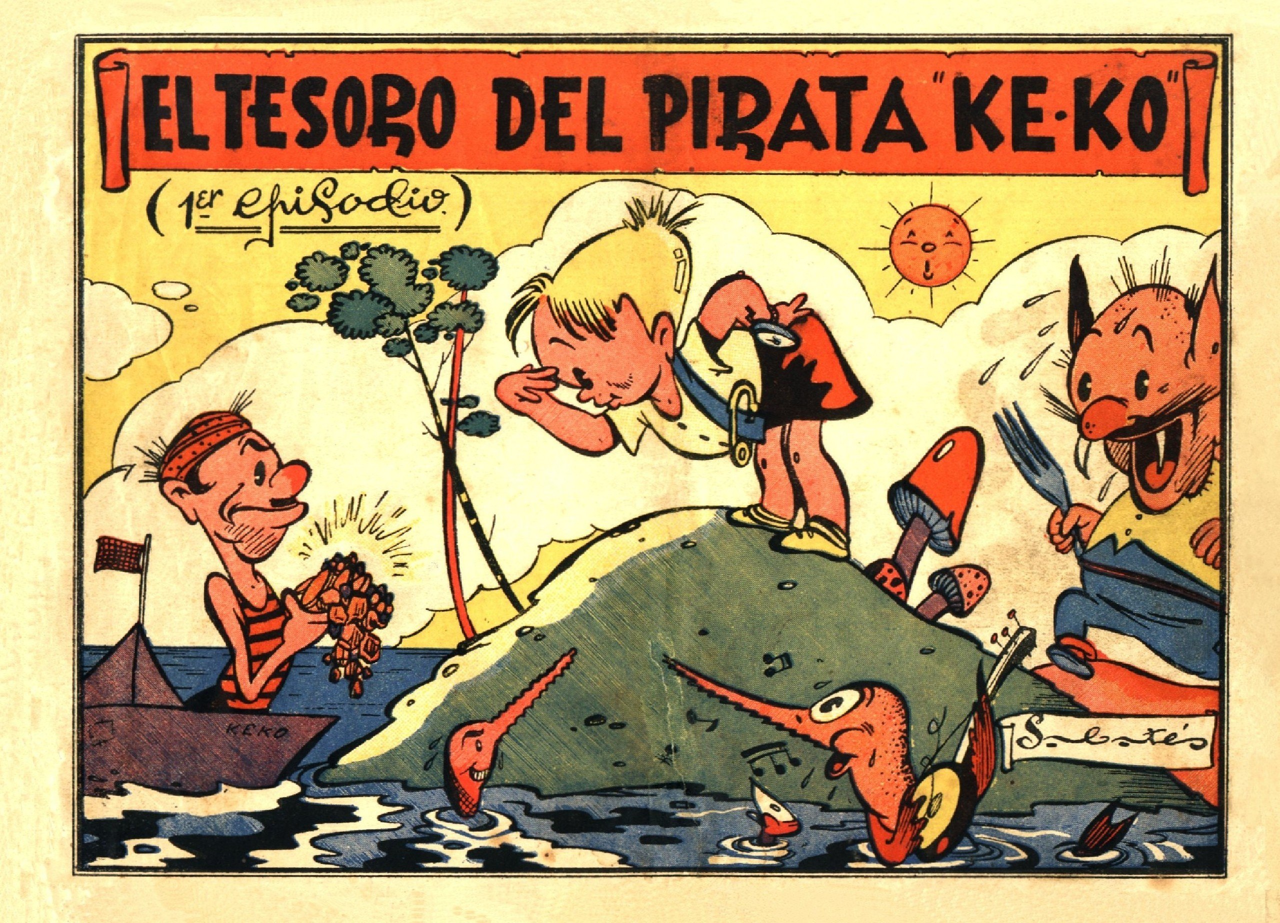 Portada ampliada de EL TESORO DEL PIRATA 'KE-KO'