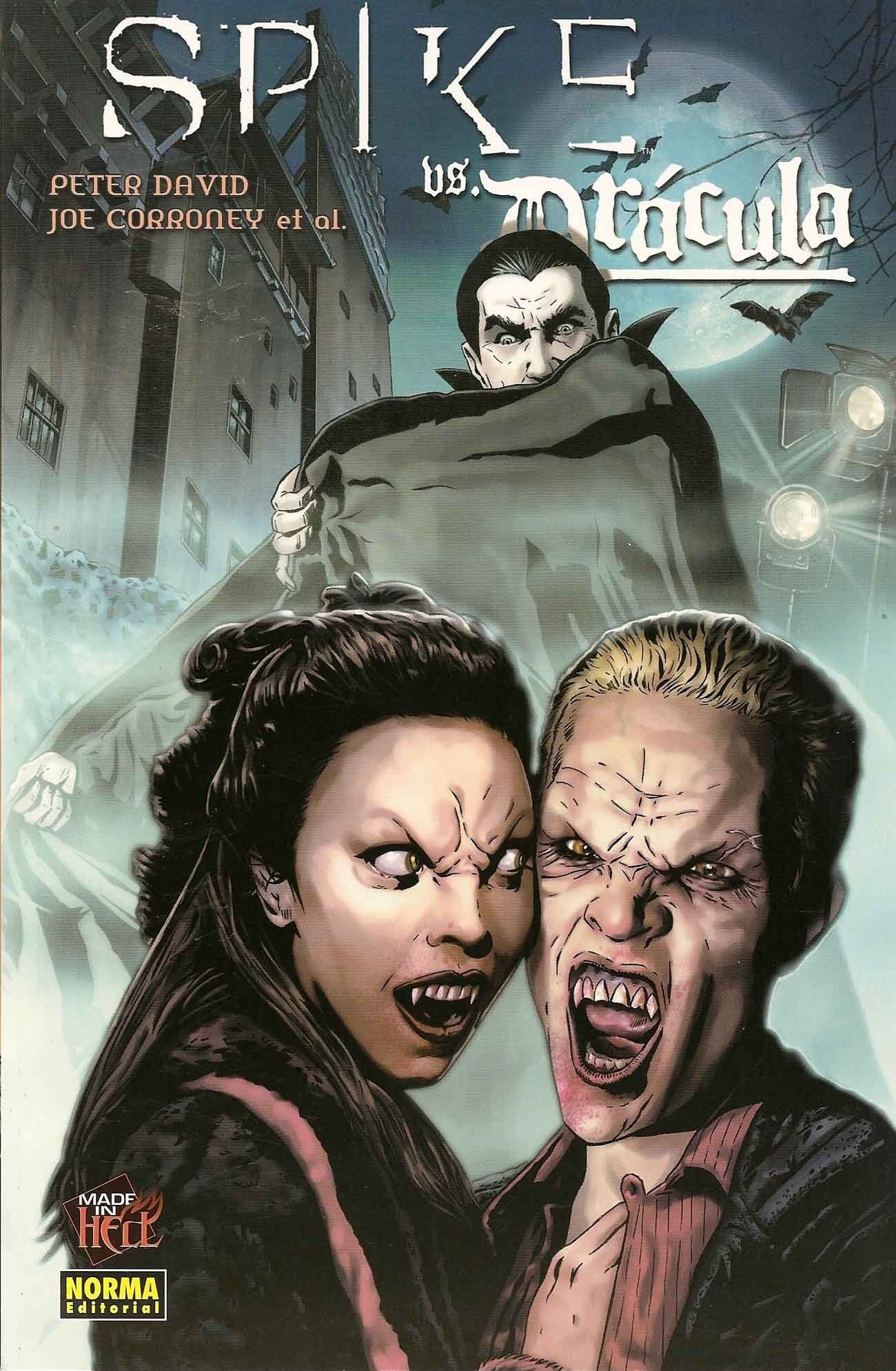 Portada ampliada de SPIKE vs. Drácula