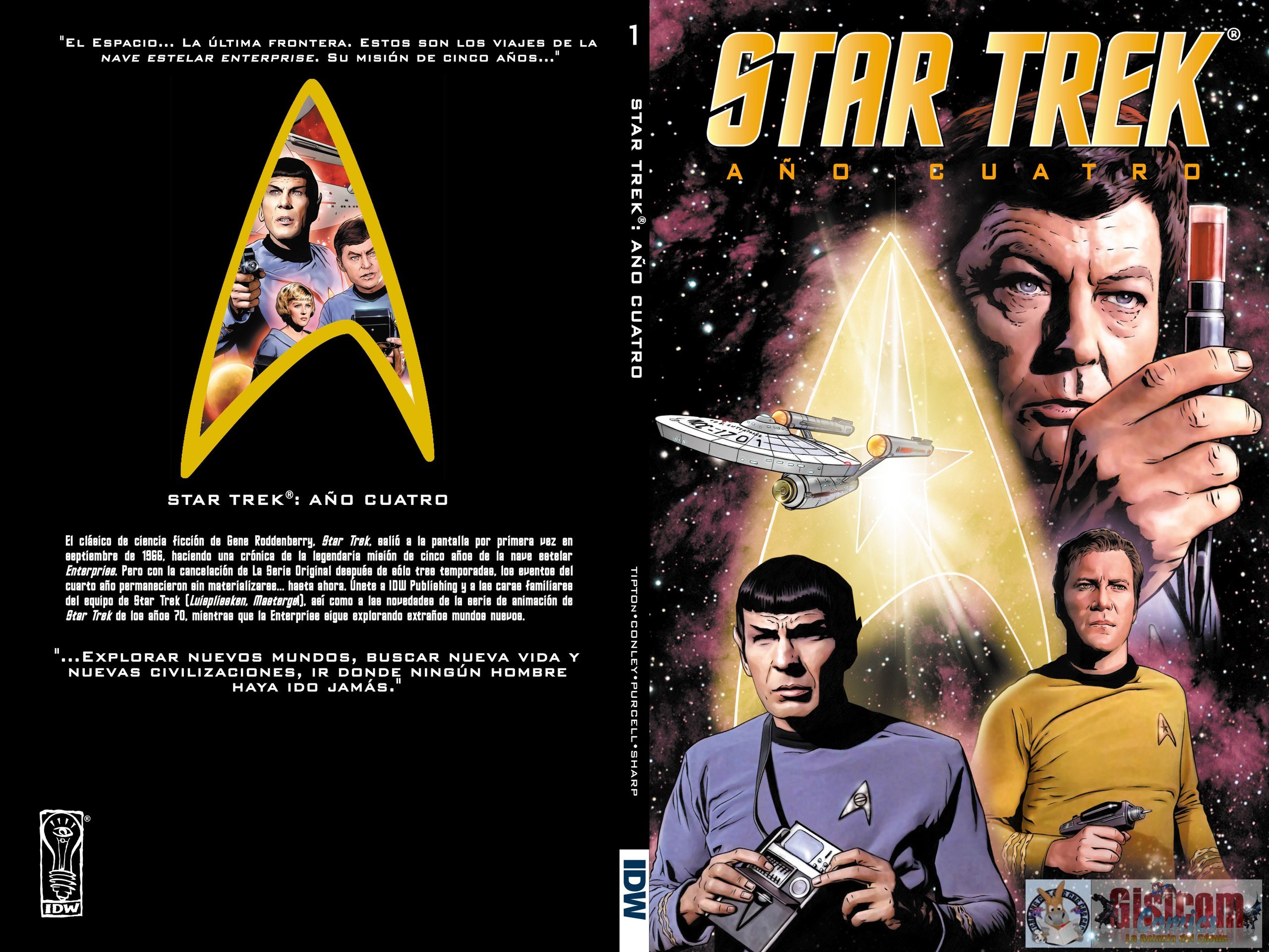 Portada ampliada de STAR TREK AND QUATRO