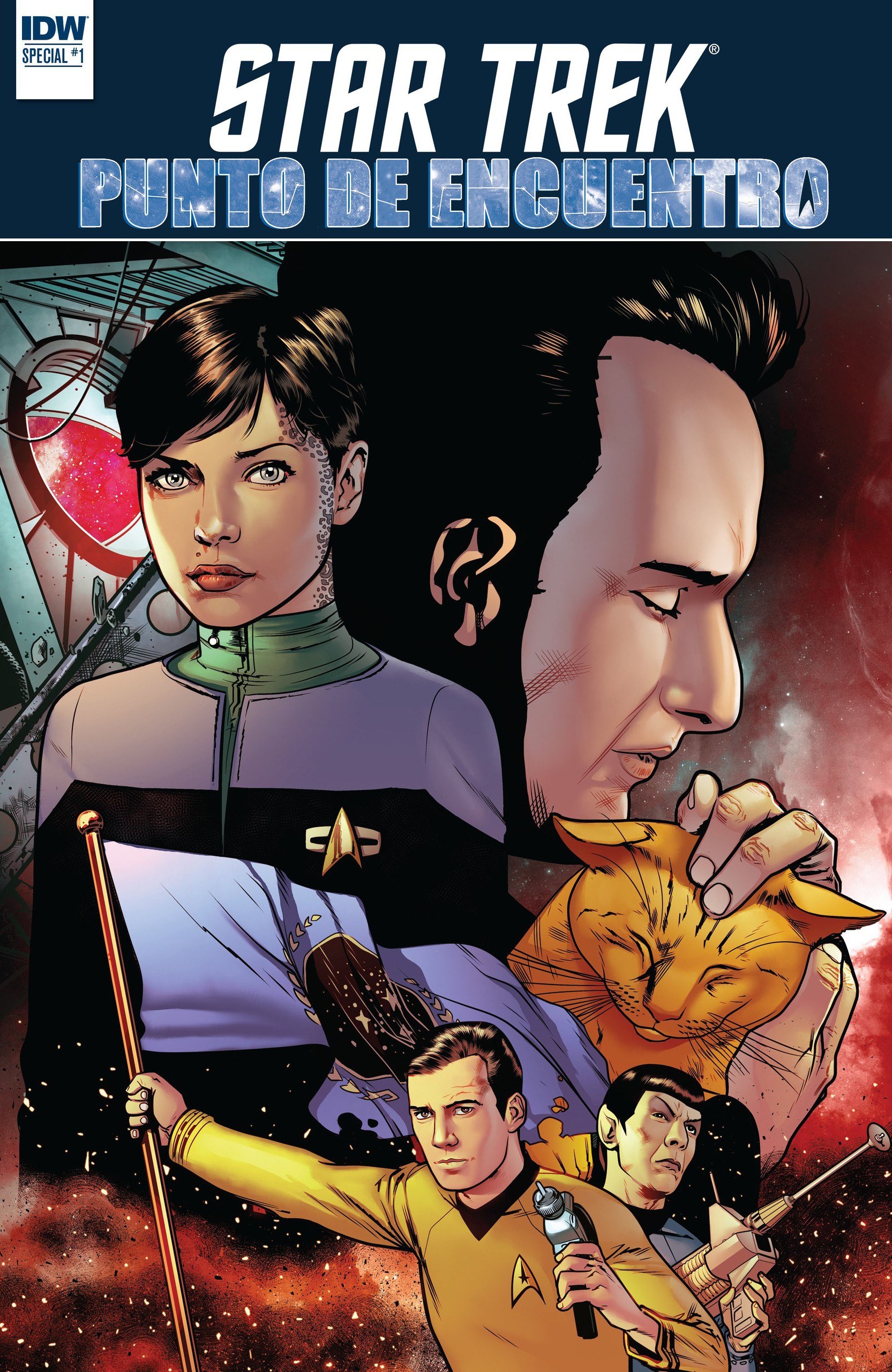 Portada ampliada de STAR TREK PUNTO DE ENCUENTRO