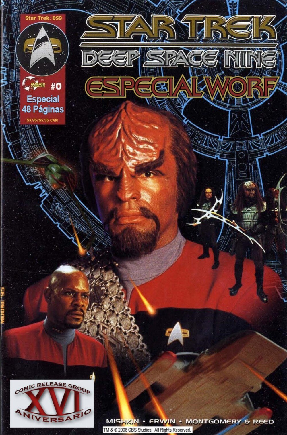 Portada ampliada de STAR TREK DEEP SPACE NINE ESPECIAL WORF