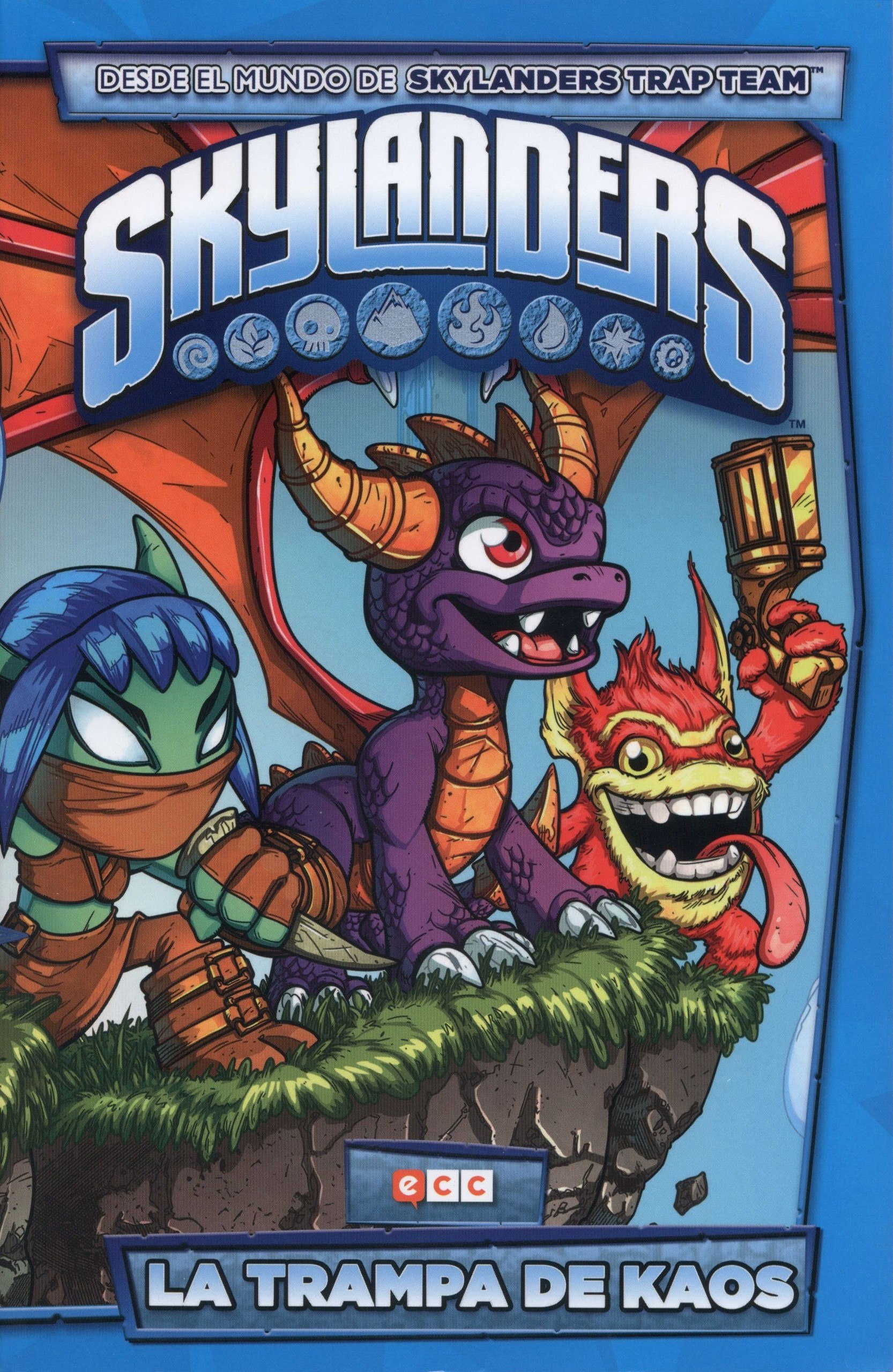 Portada ampliada de Skylanders
