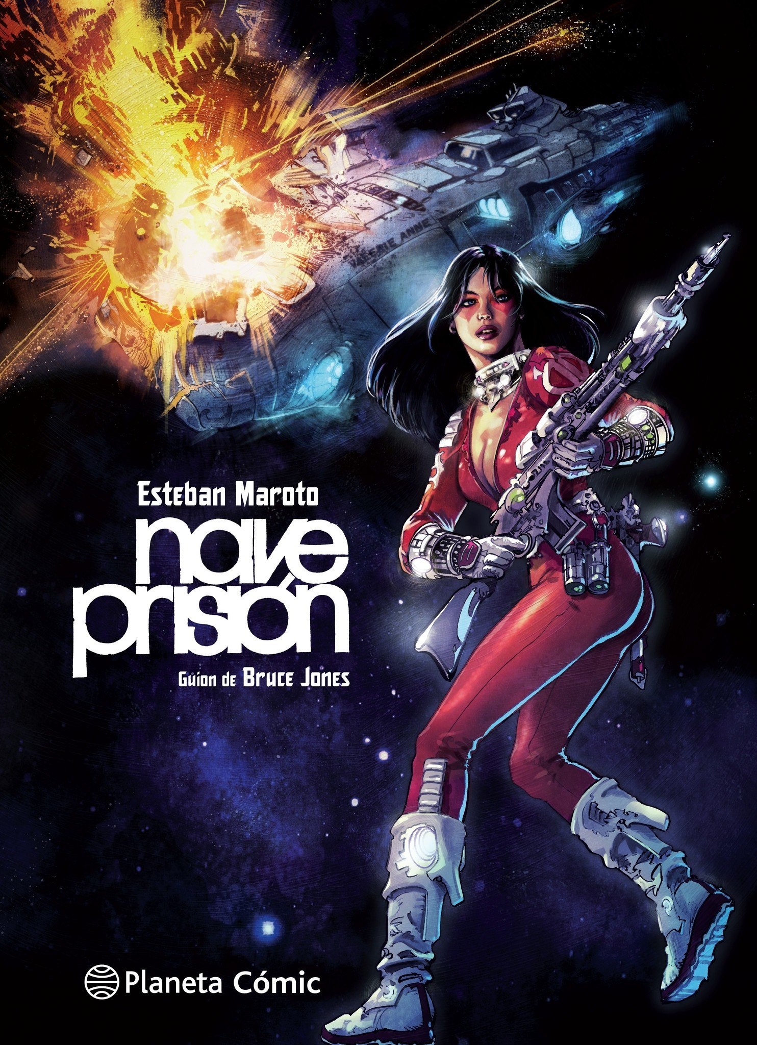 Portada ampliada de nave prison