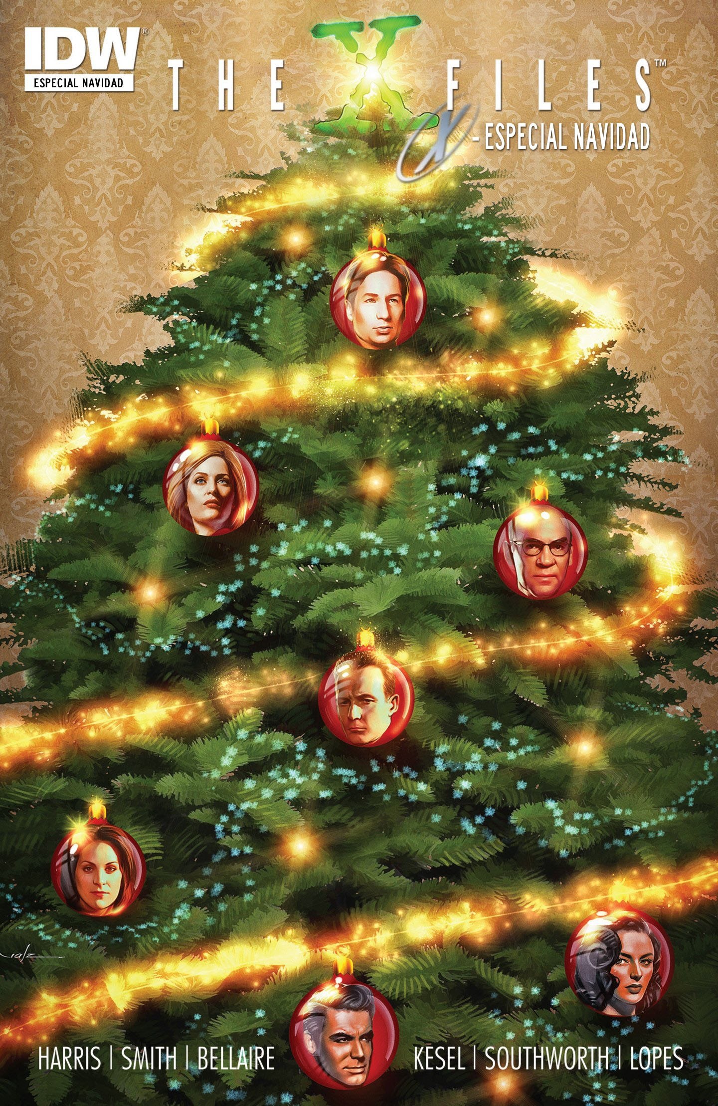 Portada ampliada de THE X FILES ESPECIAL NAVIDAD