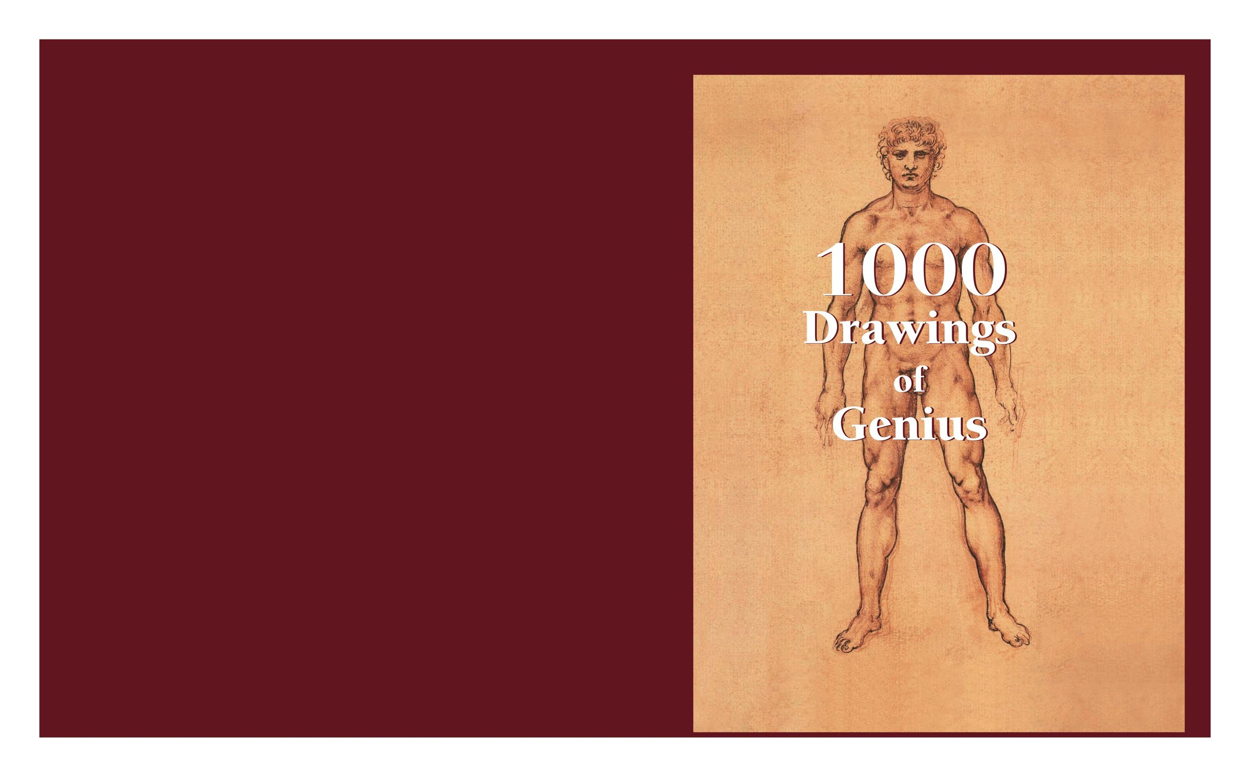 Portada ampliada de 1000 Drawings of Genius