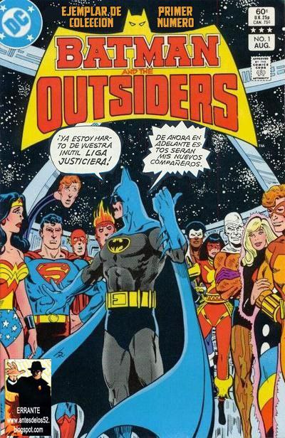 Portada ampliada de BATMAN AND THE OUTSIDERS