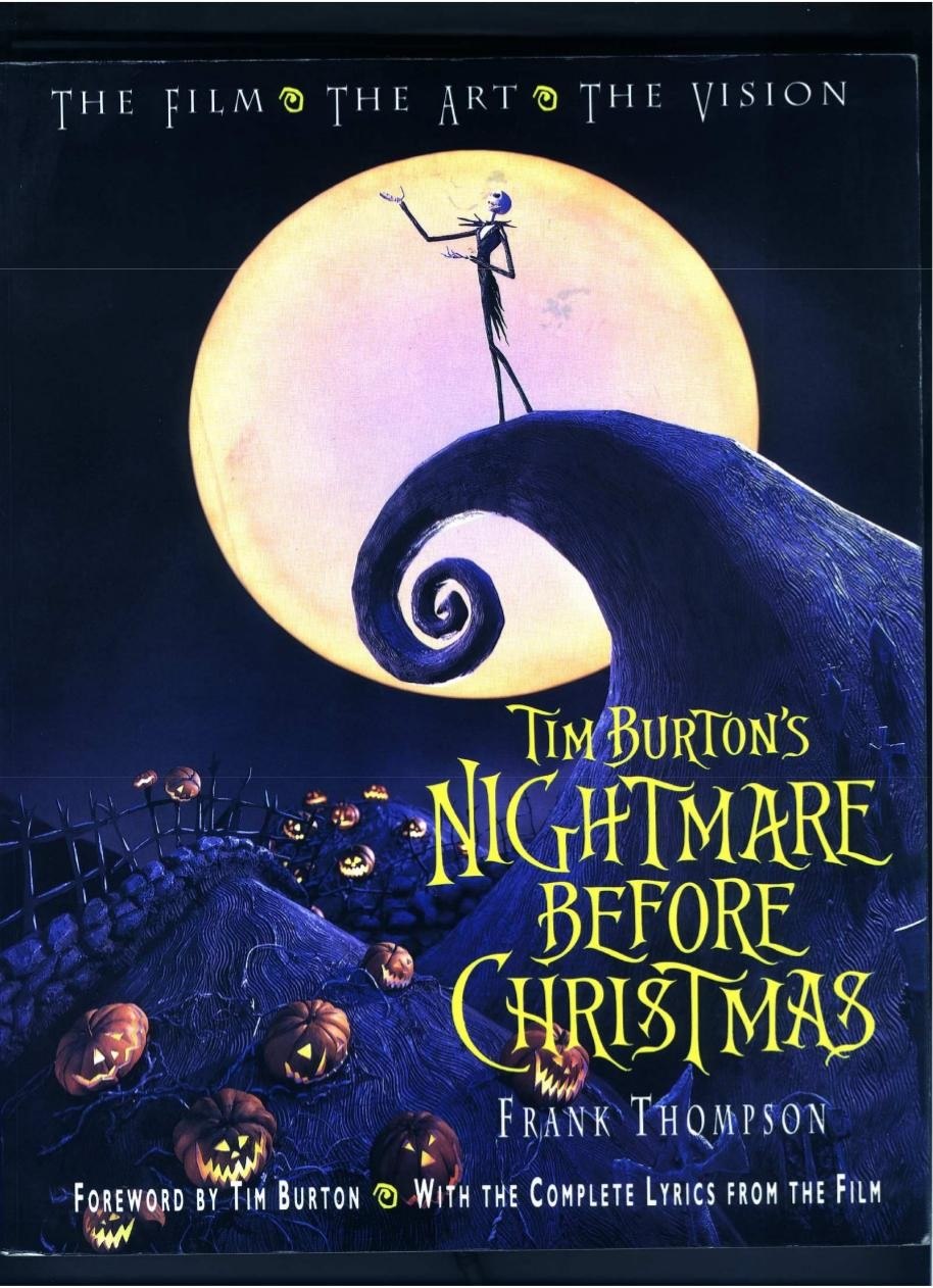 Portada ampliada de Tim Burton's Nightmare Before Christmas