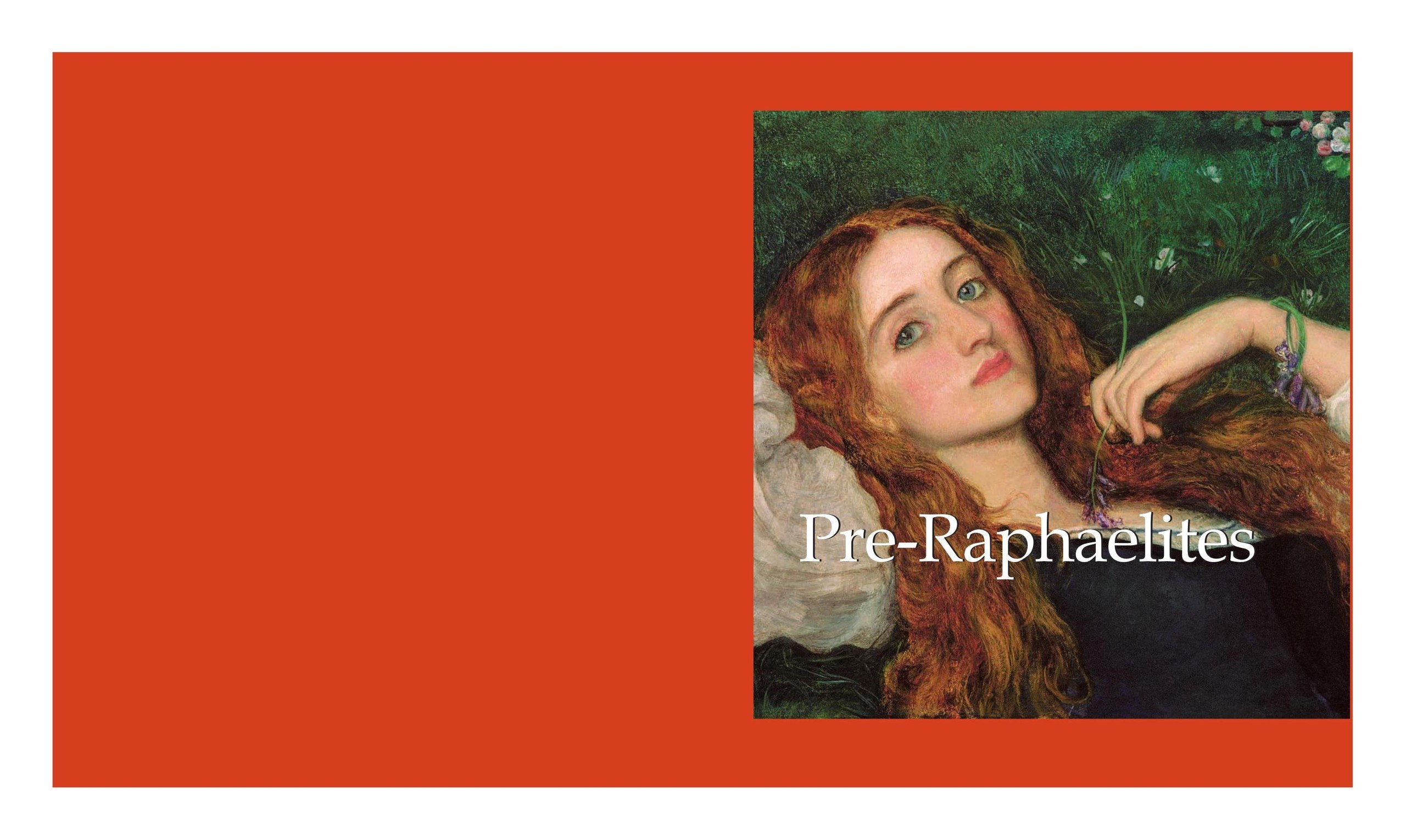 Portada ampliada de Pre-Raphaelites
