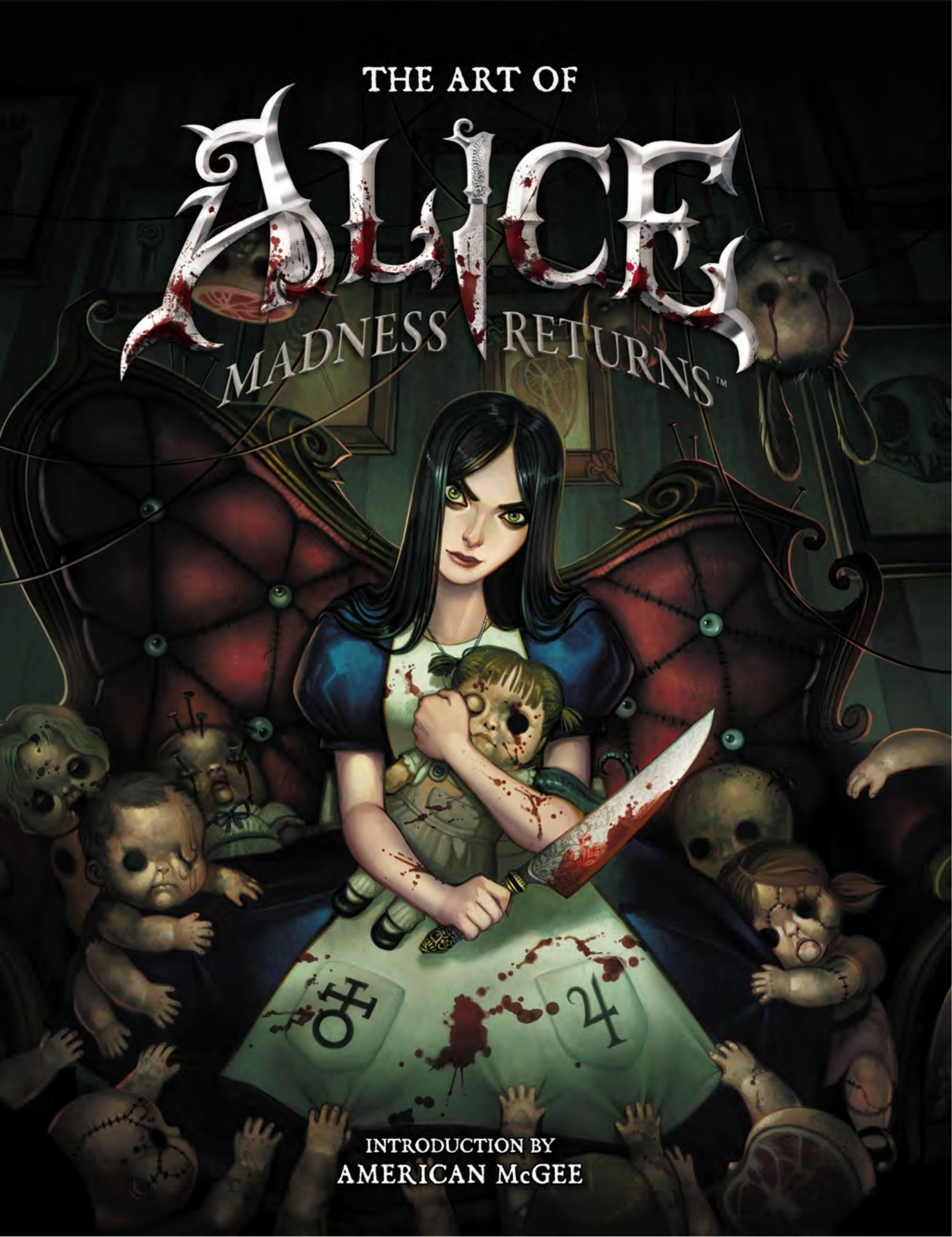Portada ampliada de The Art of Alice: Madness Returns
