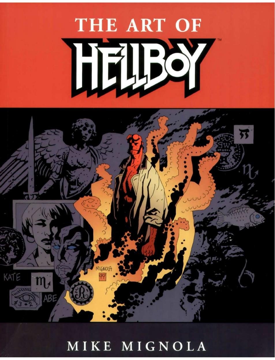 Portada ampliada de THE ART OF HELLBOY