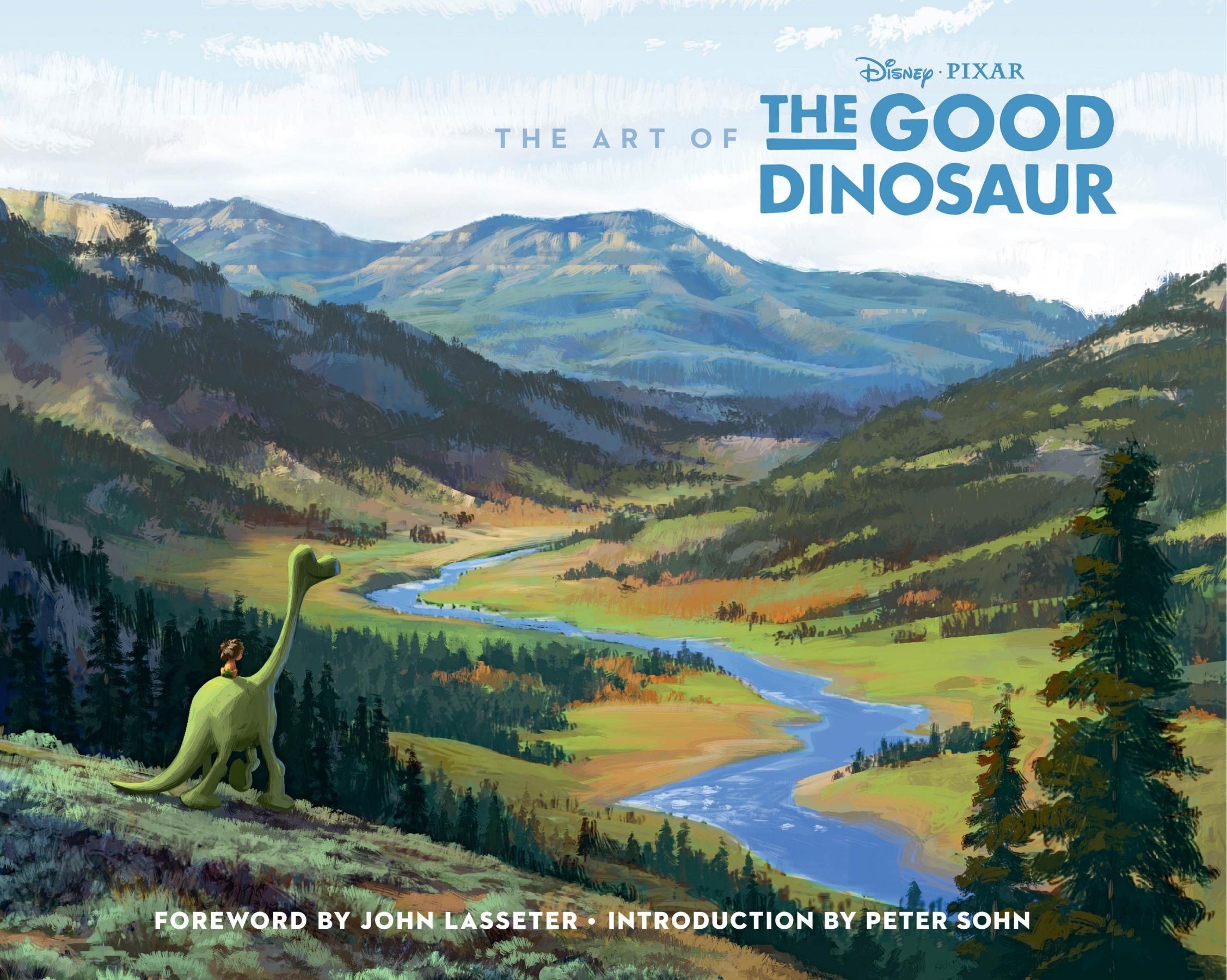 Portada ampliada de THE ART OF THE GOOD DINOSAUR