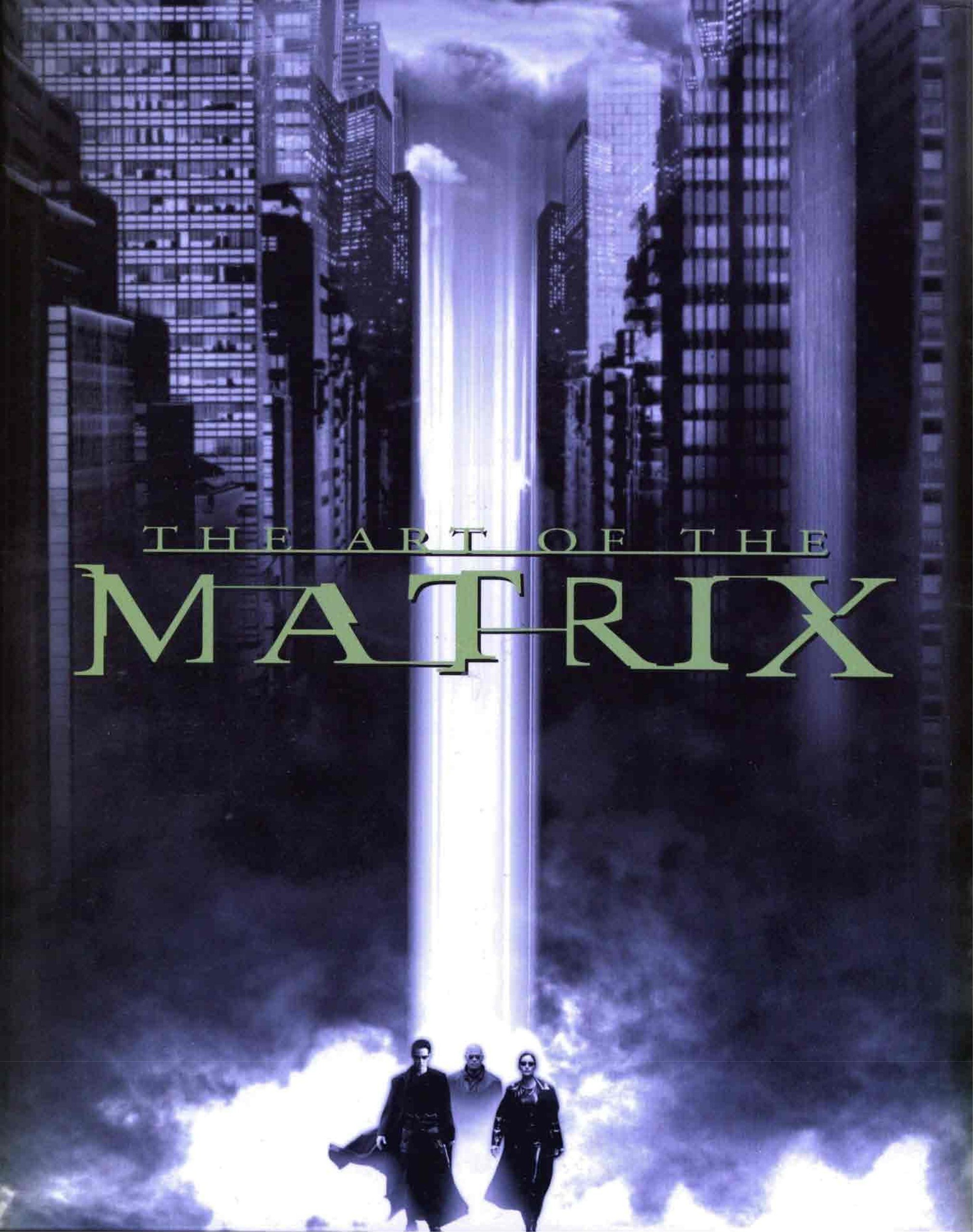 Portada ampliada de THE ART OF THE MATRIX