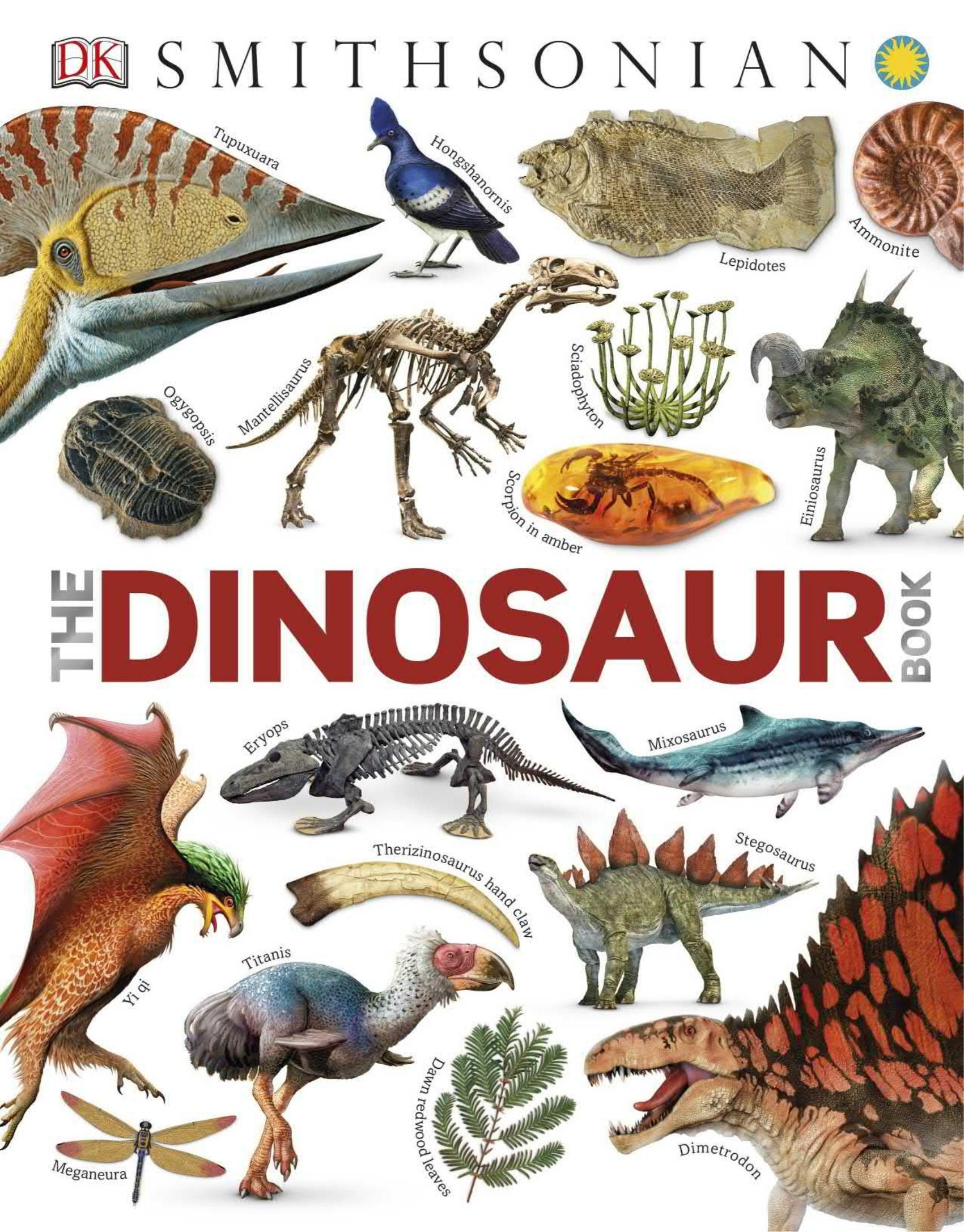 Portada ampliada de THE DINOSAUR BOOK