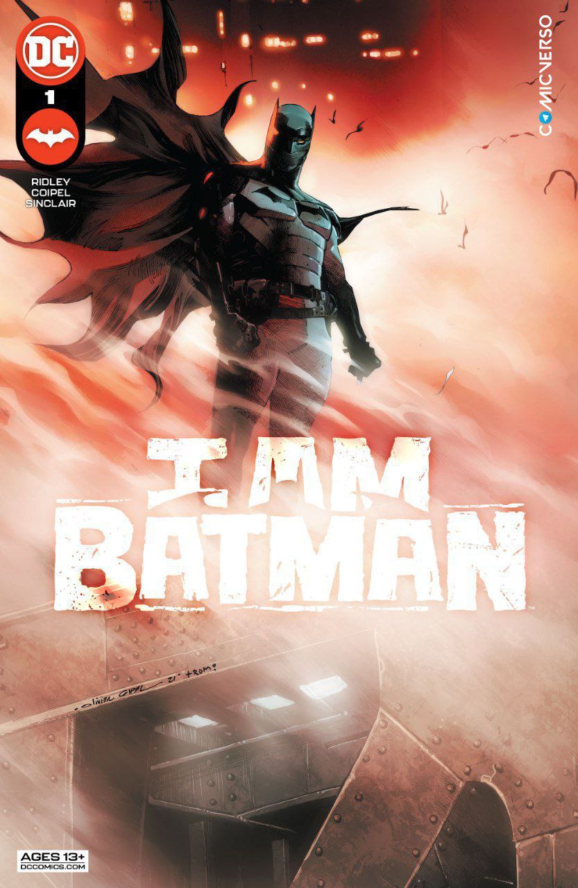 Portada ampliada de I AM BATMAN