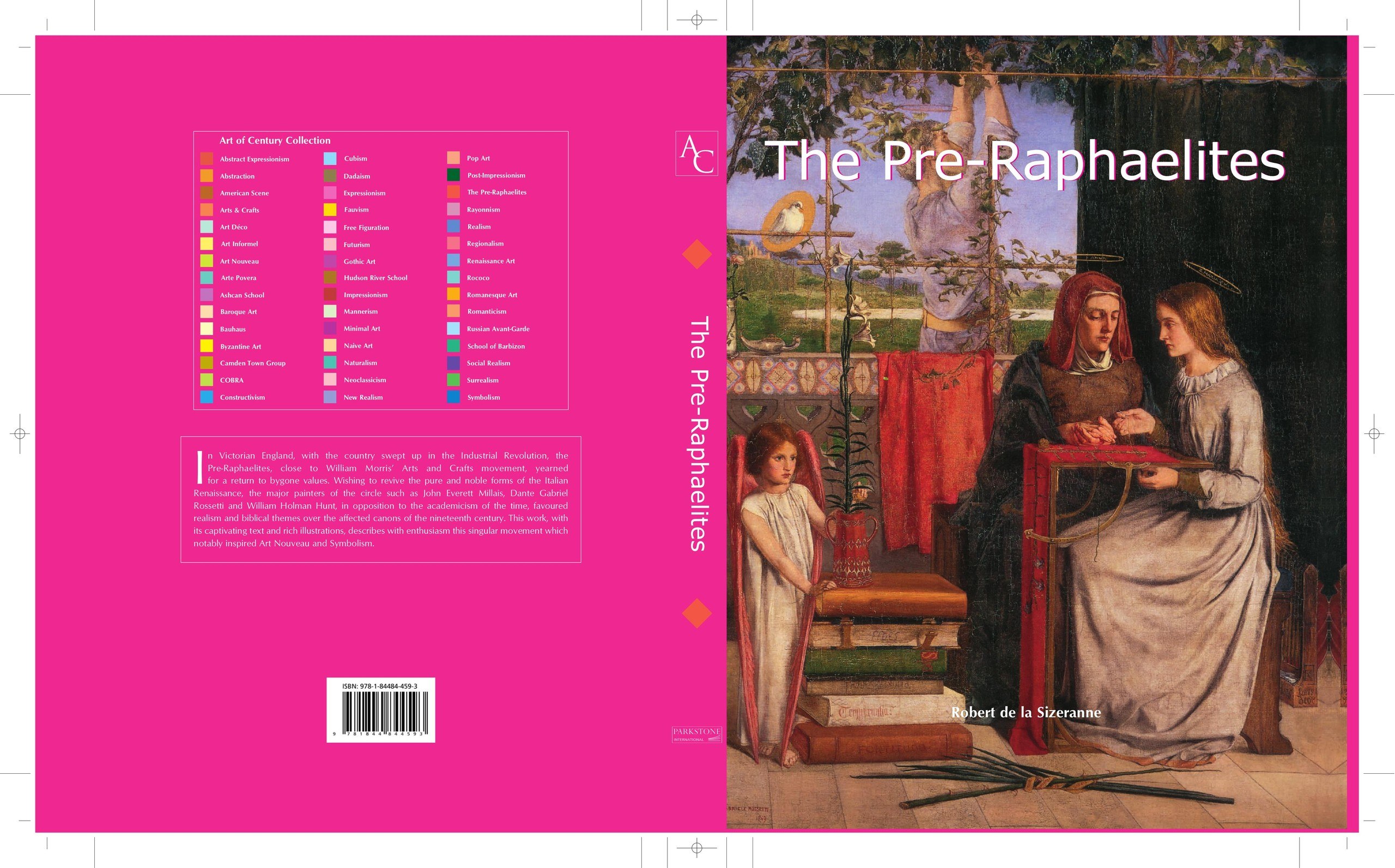 Portada ampliada de The Pre-Raphaelites