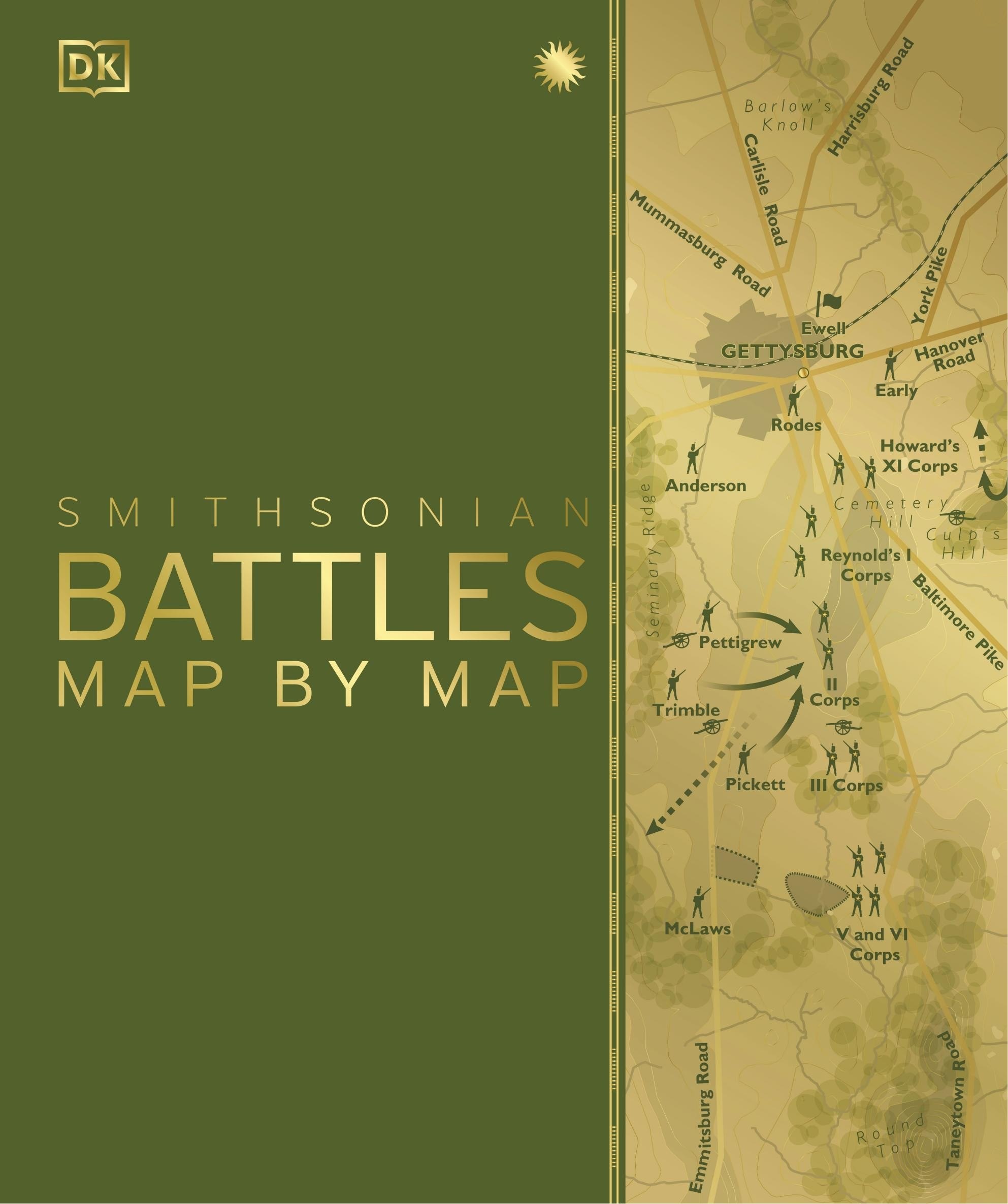 Portada ampliada de SMITHSONIAN BATTLES MAP BY MAP
