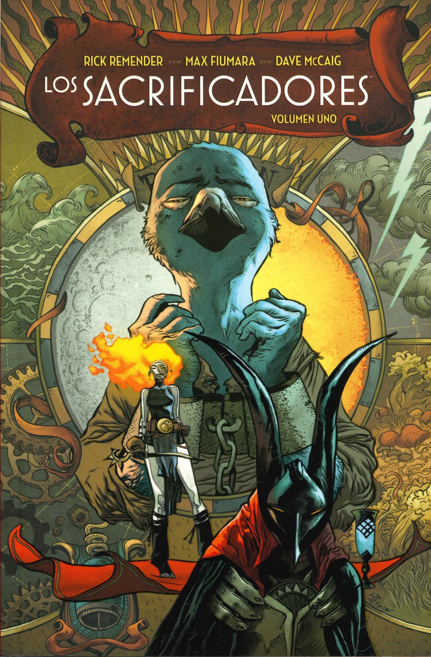 Portada ampliada de LOS SACRIFICADORES