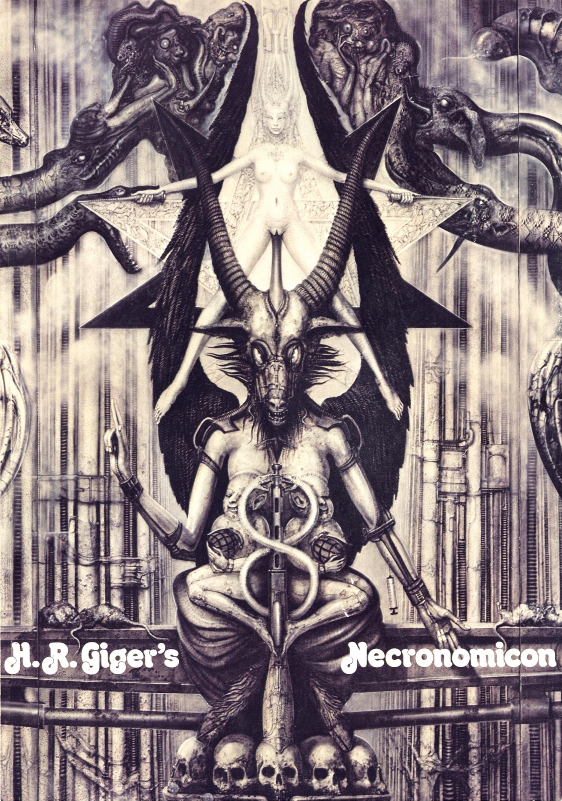 Portada ampliada de Necronomicon