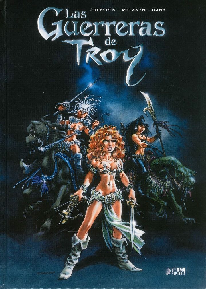 Portada ampliada de las Guerreras de Troy